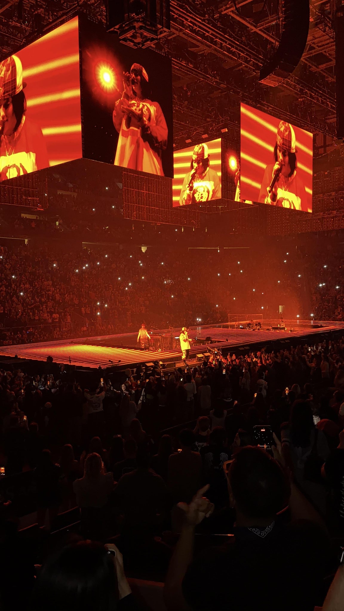 Vue réelle des fans prise de la Section 117 au site UBS Arena par Daniella R