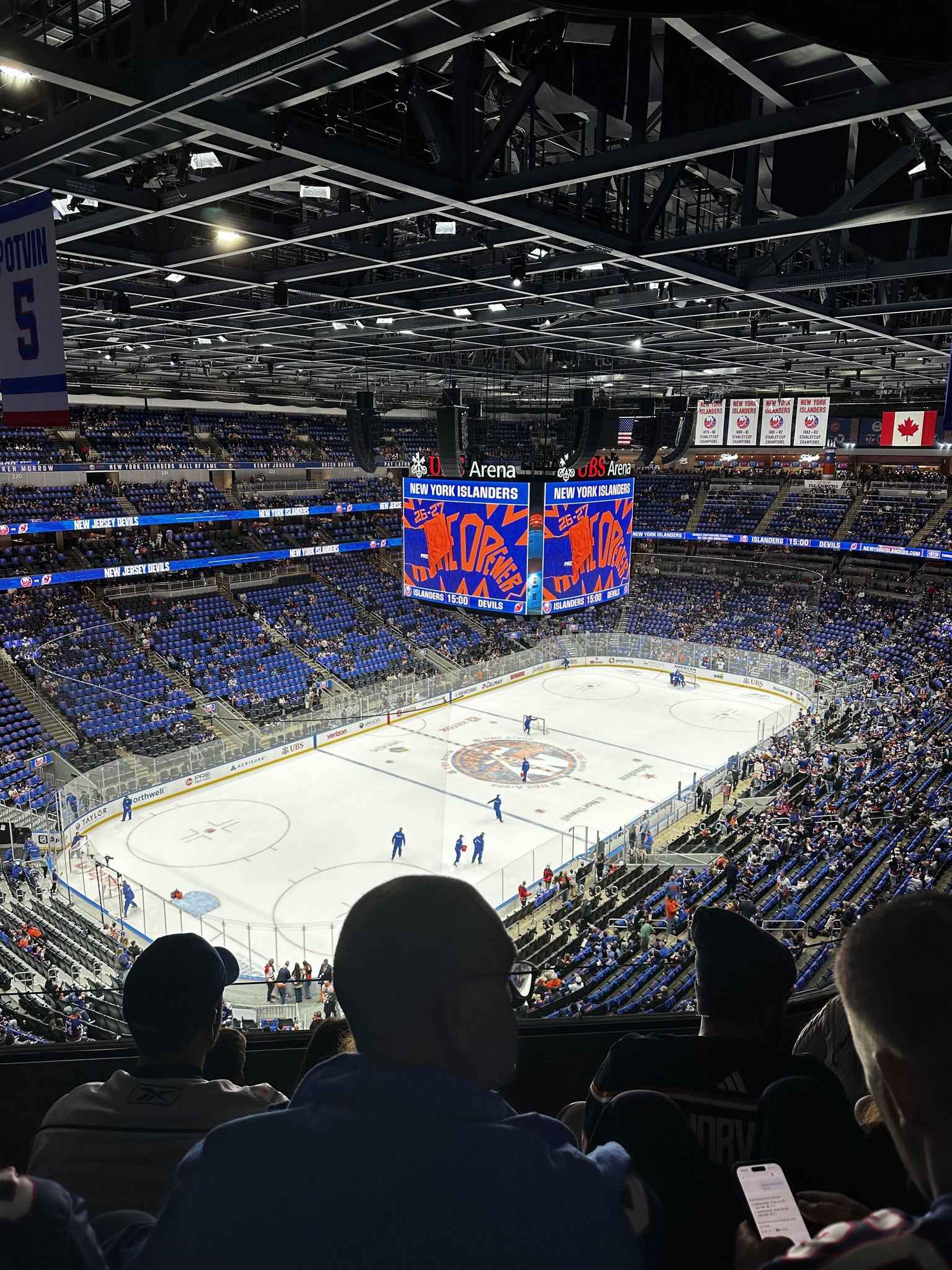 Real Fan View taken from Section 310 at UBS Arena by Genevieve R