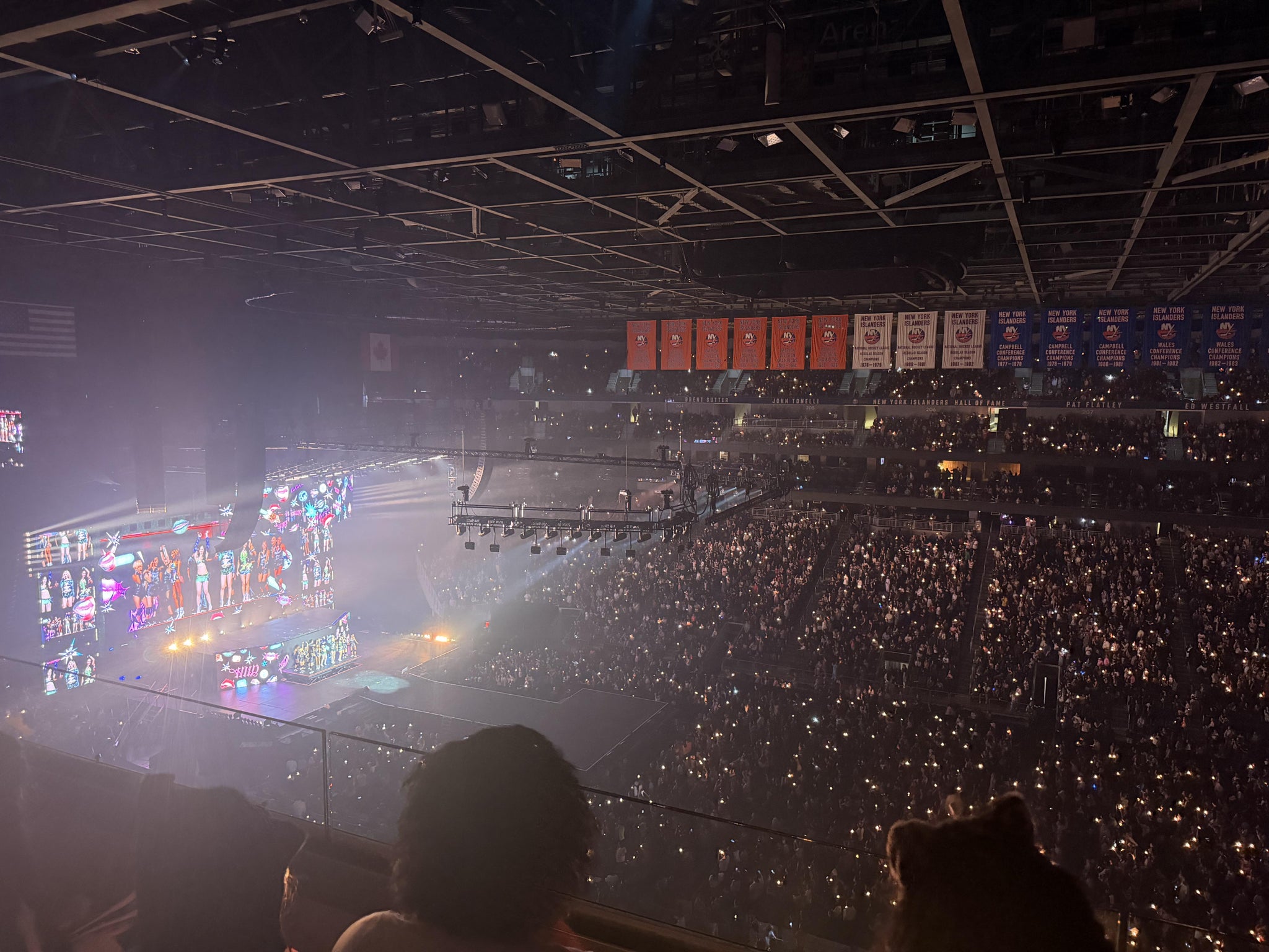Real Fan View taken from Section 320 at UBS Arena by Charles F