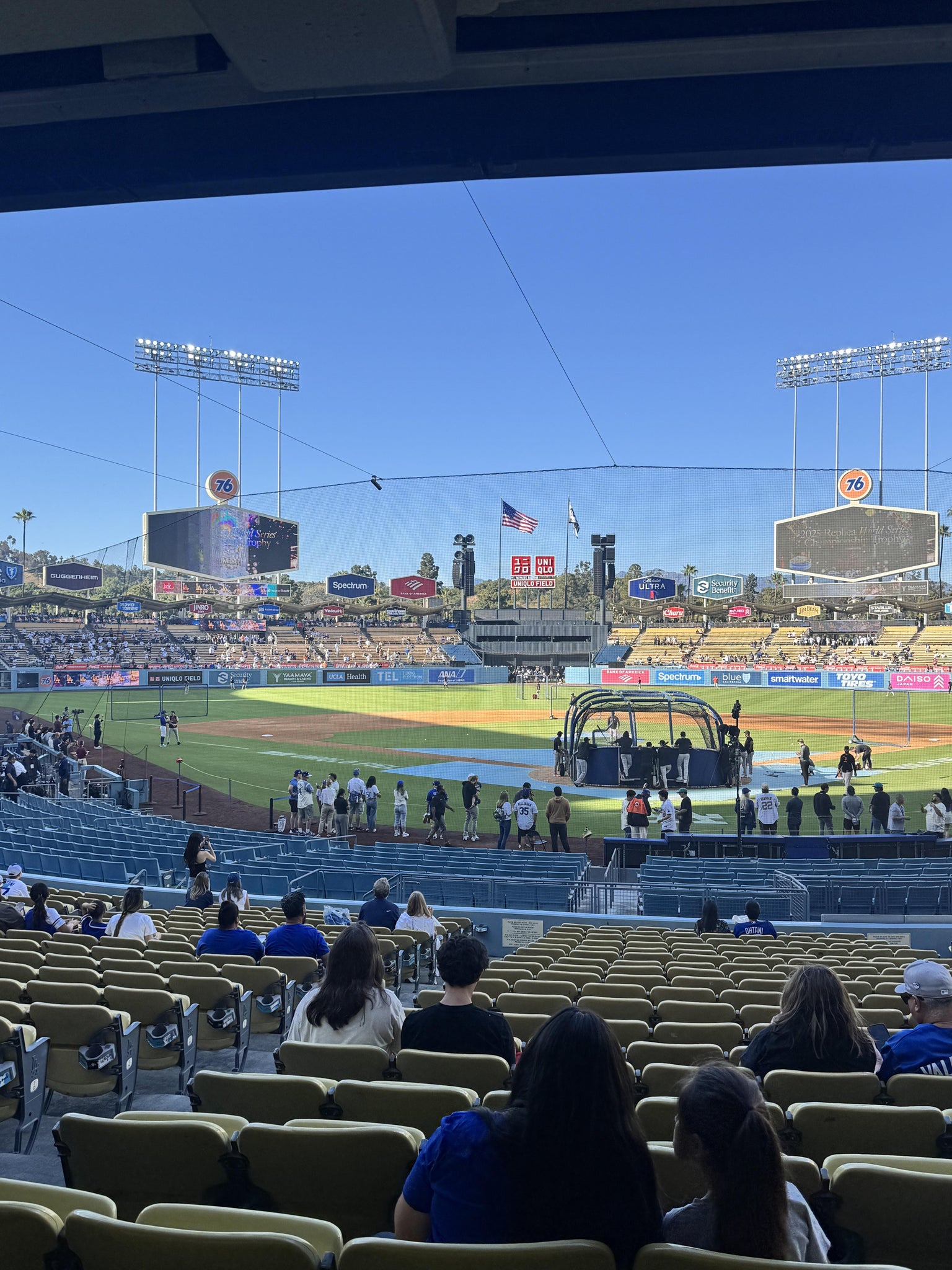 Real Fan View taken from Section 1 FD at UNIQLO Field at Dodger Stadium by Anonymous User