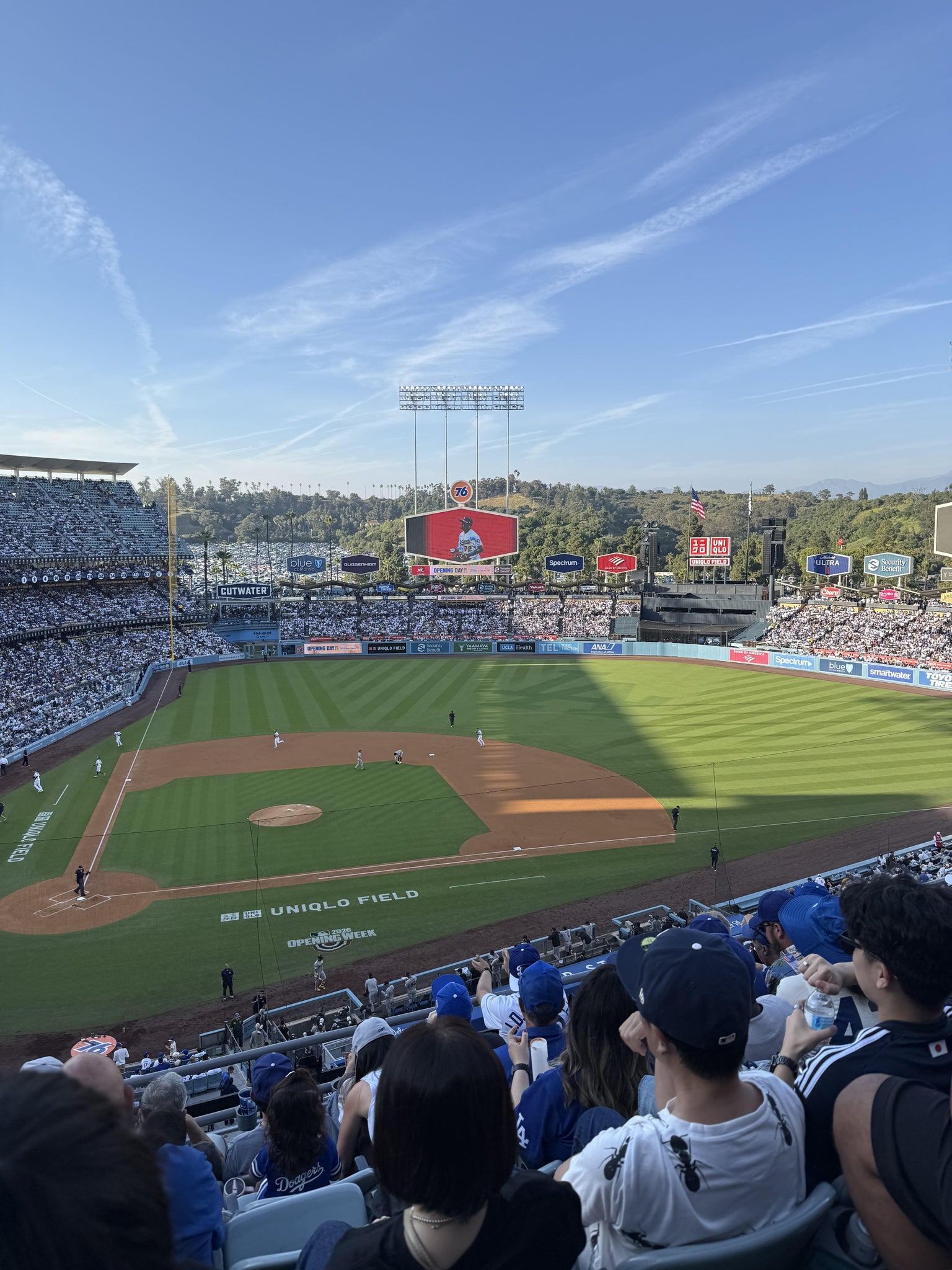 Real Fan View taken from Section 10 RS at UNIQLO Field at Dodger Stadium by Christopher L