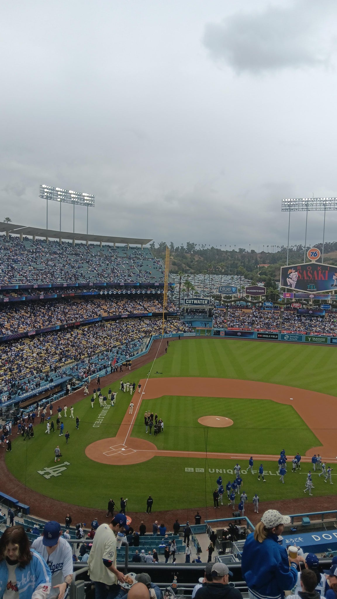 Real Fan View taken from Section 10 RS at UNIQLO Field at Dodger Stadium by George L