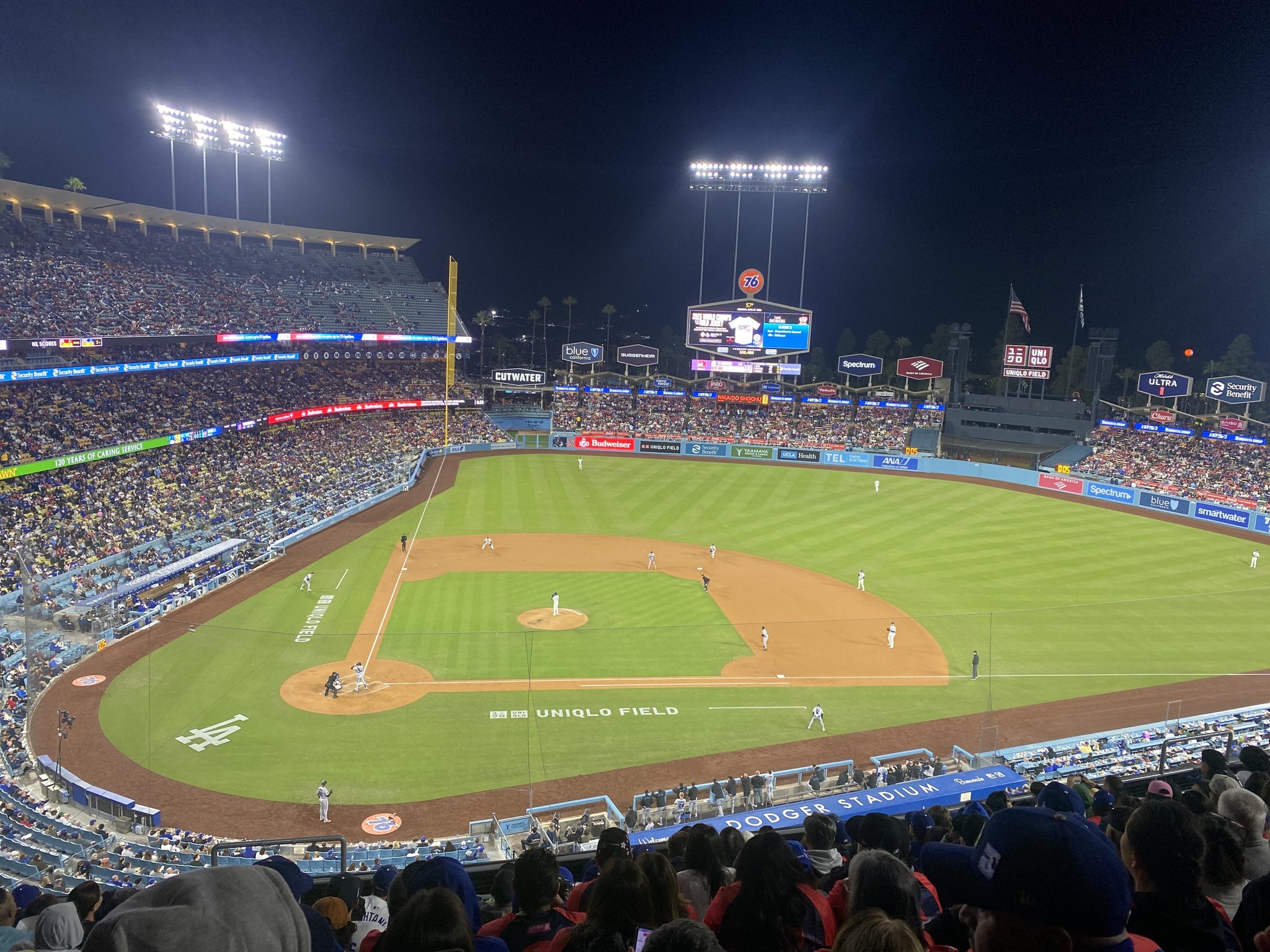 Real Fan View taken from Section 10 RS at UNIQLO Field at Dodger Stadium by Anonymous User