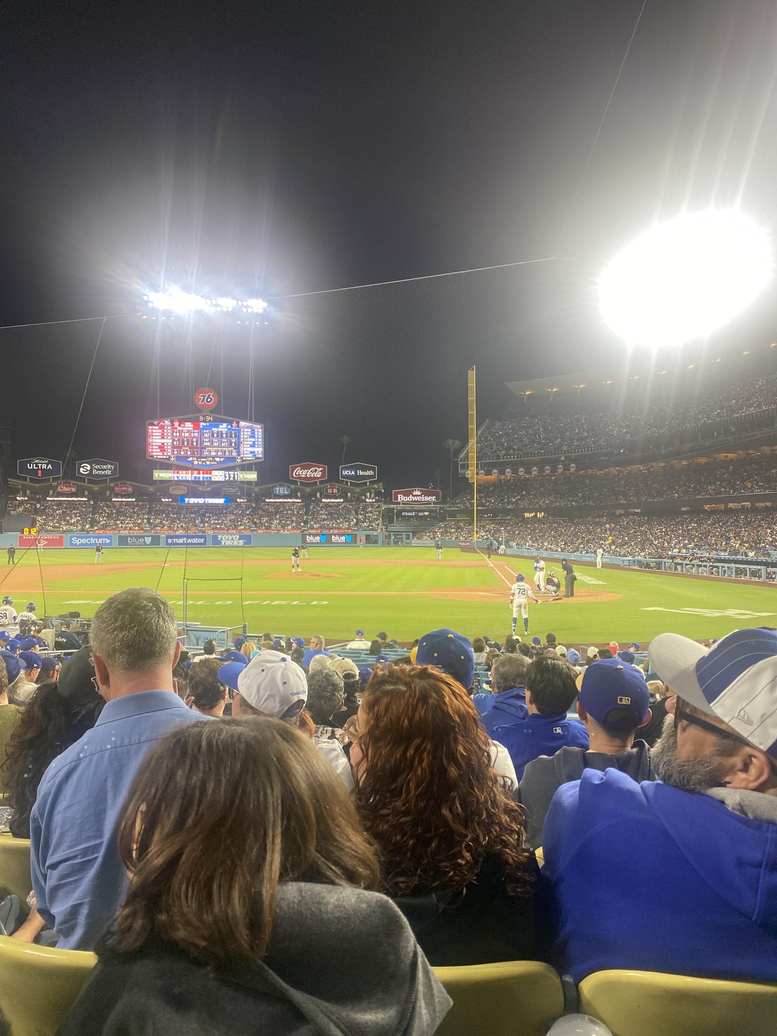 Real Fan View taken from Section 11 FD at UNIQLO Field at Dodger Stadium by Anonymous User