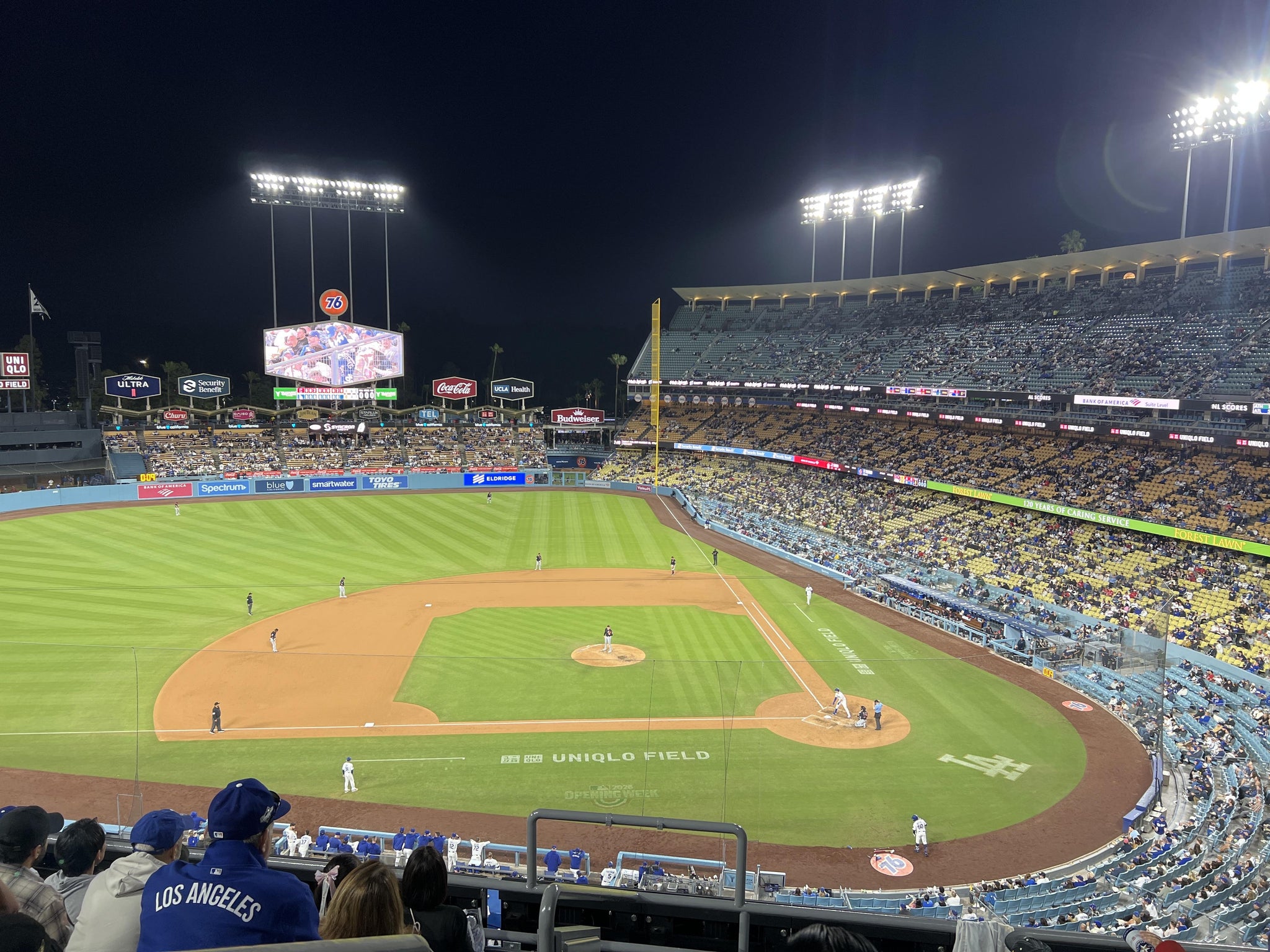 Real Fan View taken from Section 11 RS at UNIQLO Field at Dodger Stadium by Octavio V