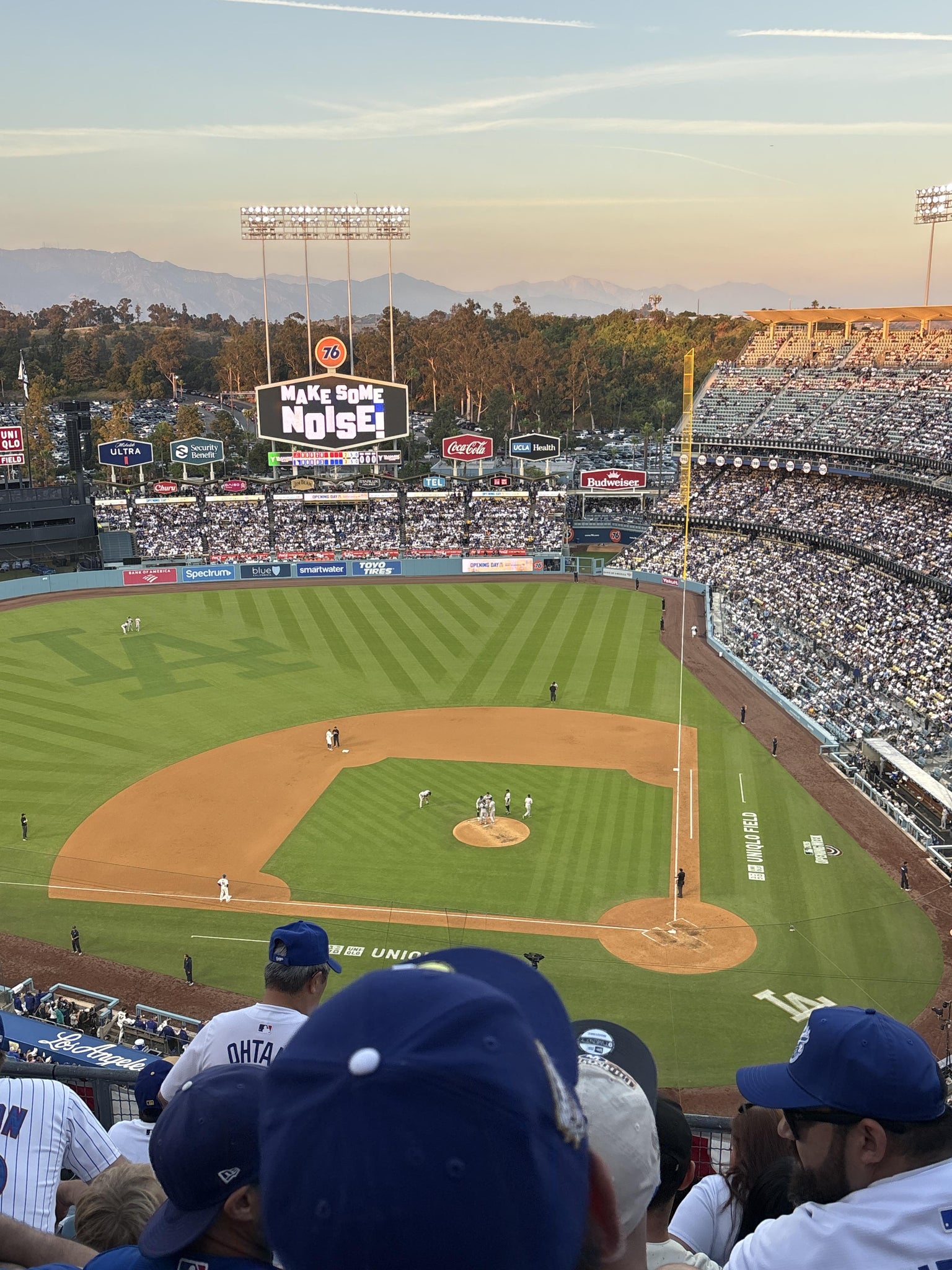 Real Fan View taken from Section 11 TD at UNIQLO Field at Dodger Stadium by Candace B