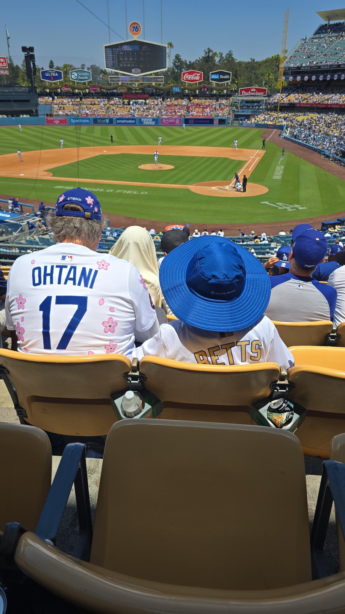 Real Fan View taken from Section 115 LG at UNIQLO Field at Dodger Stadium by Anonymous User