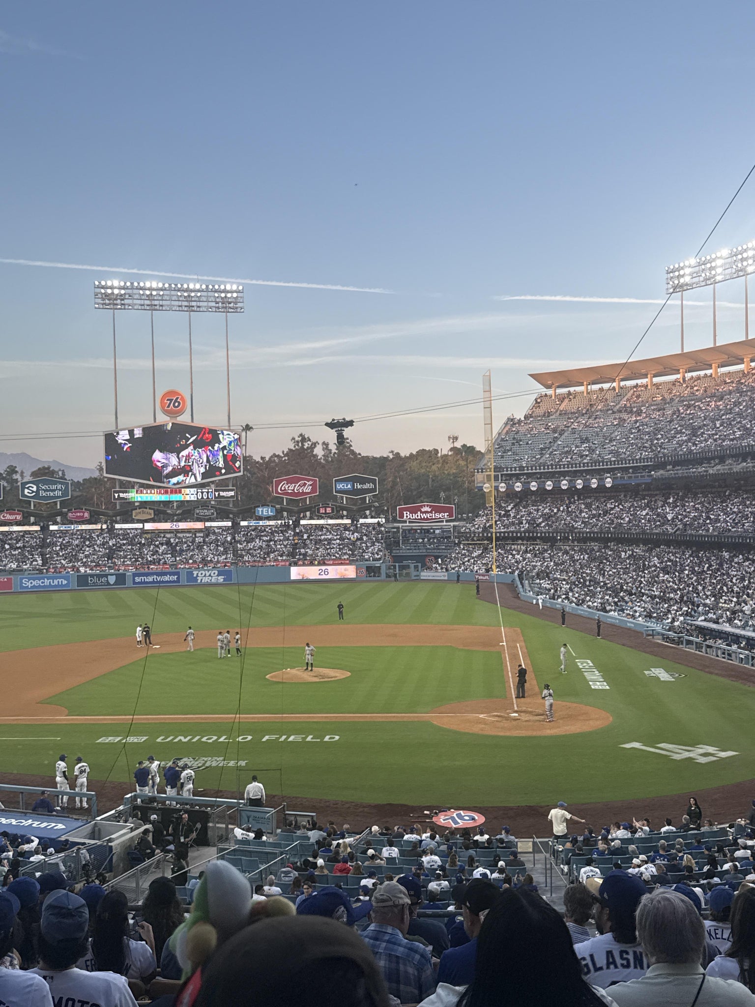 Real Fan View taken from Section 119 LG at UNIQLO Field at Dodger Stadium by Balberto S