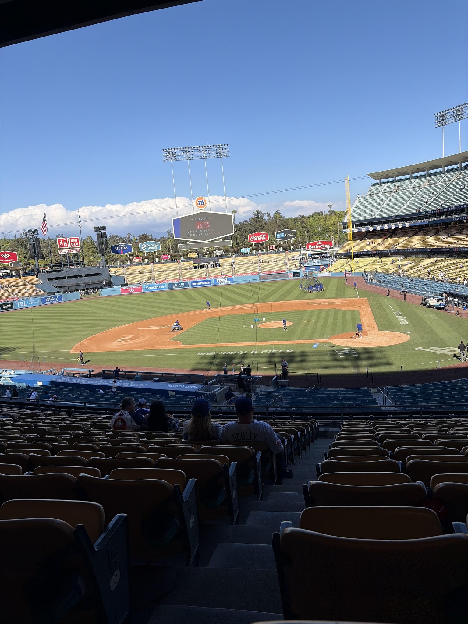 Real Fan View taken from Section 119 LG at UNIQLO Field at Dodger Stadium by Jonathan T
