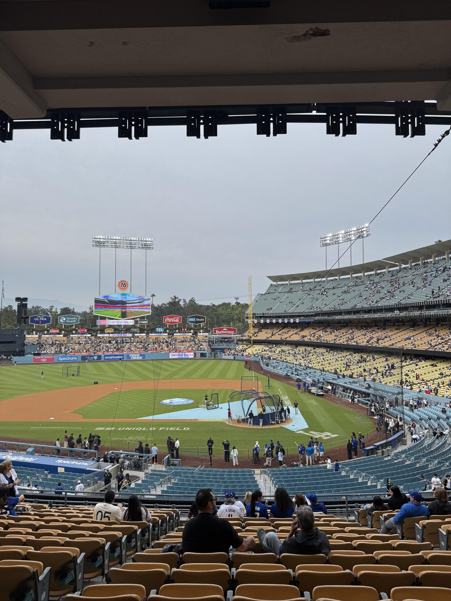 Real Fan View taken from Section 119 LG at UNIQLO Field at Dodger Stadium by Miguel U