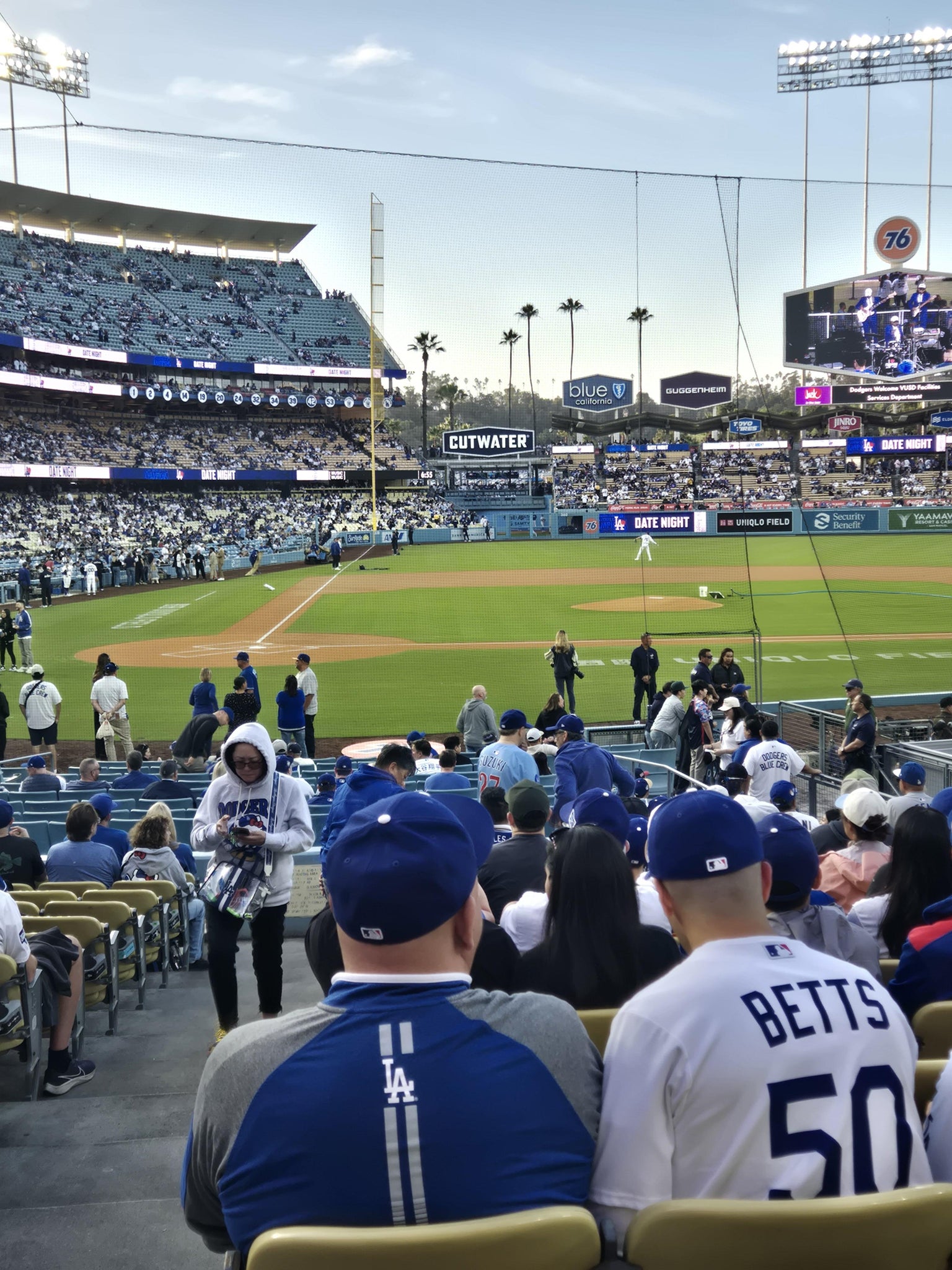 Real Fan View taken from Section 12 FD at UNIQLO Field at Dodger Stadium by Lauren C