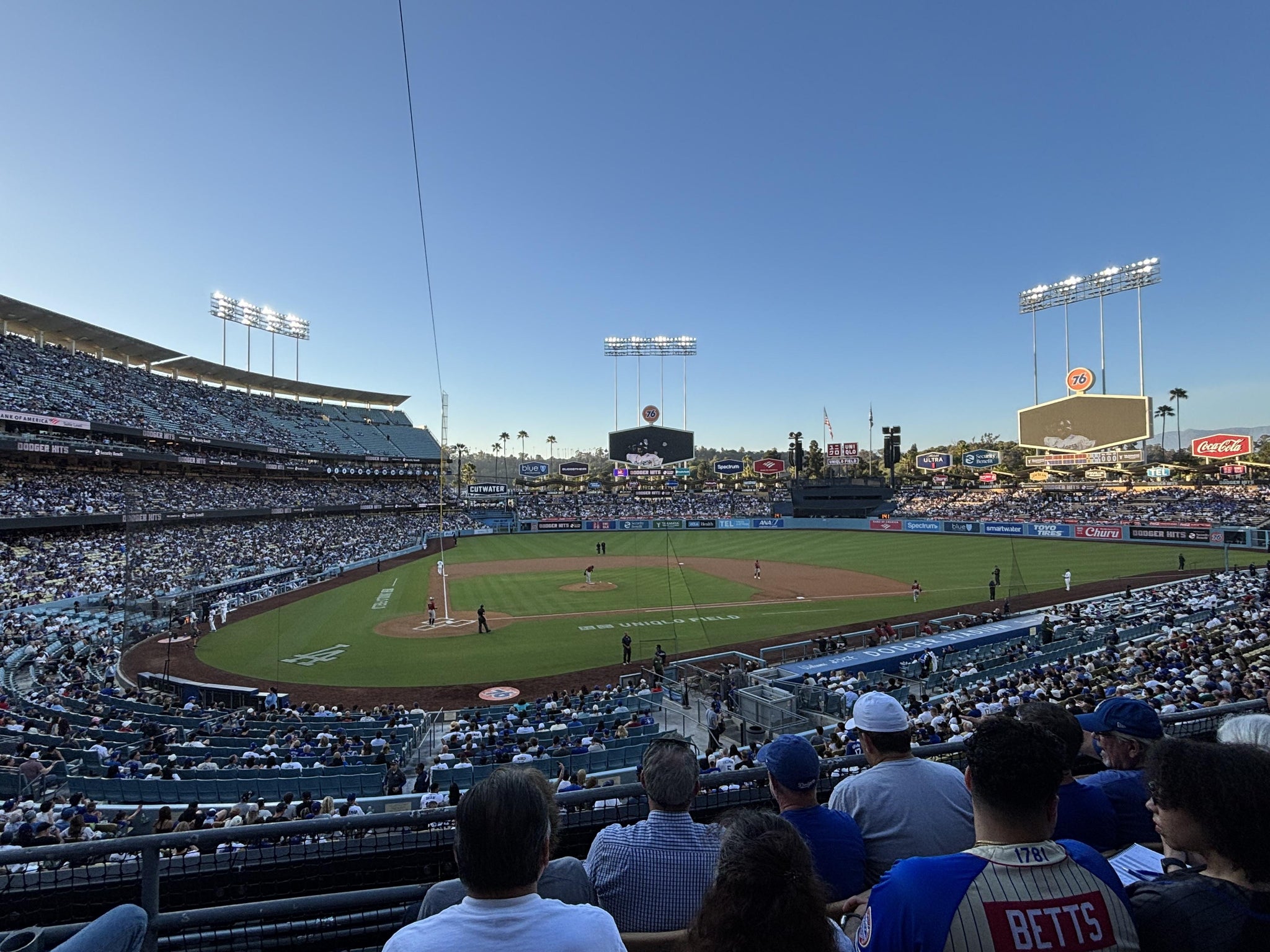 Real Fan View taken from Section 120 LG at UNIQLO Field at Dodger Stadium by Michael B