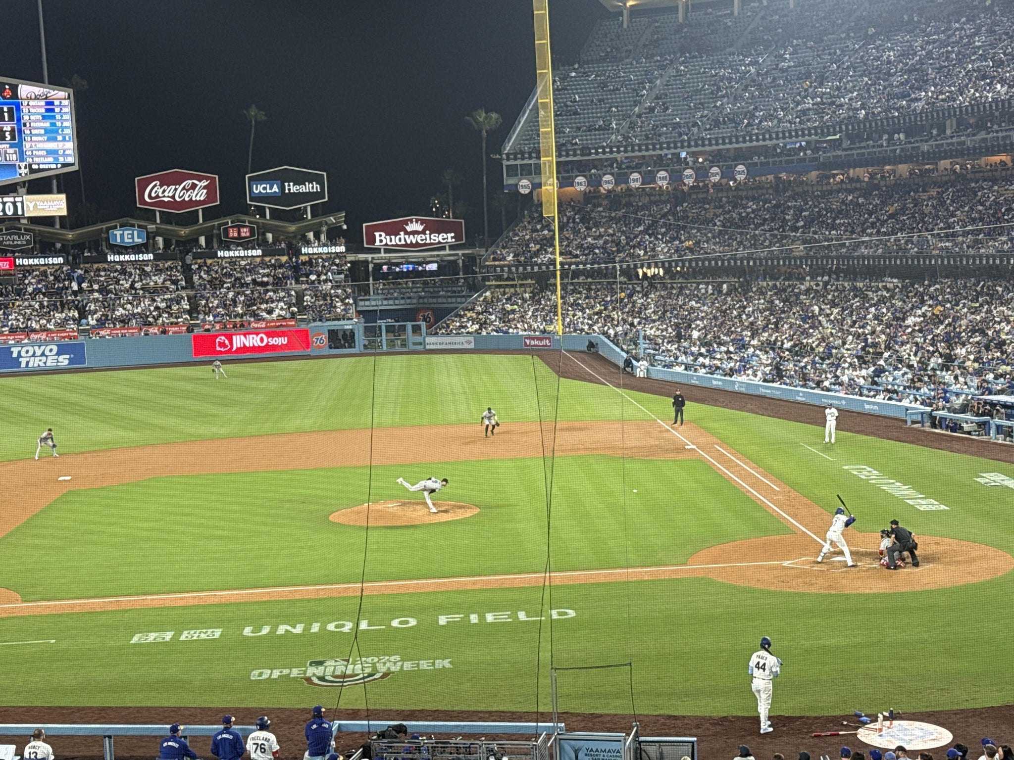 Real Fan View taken from Section 125 LG at UNIQLO Field at Dodger Stadium by Michelle L