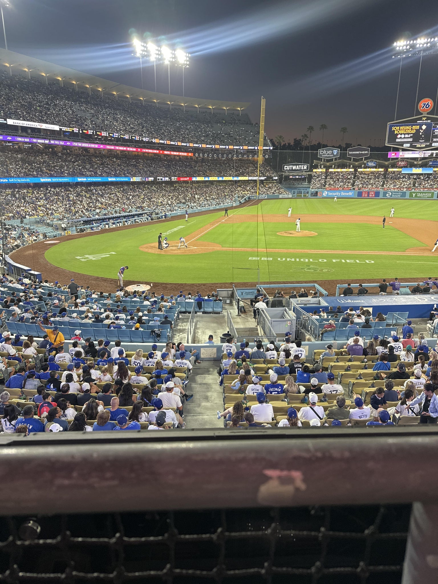 Real Fan View taken from Section 126 LG at UNIQLO Field at Dodger Stadium by Isabel M