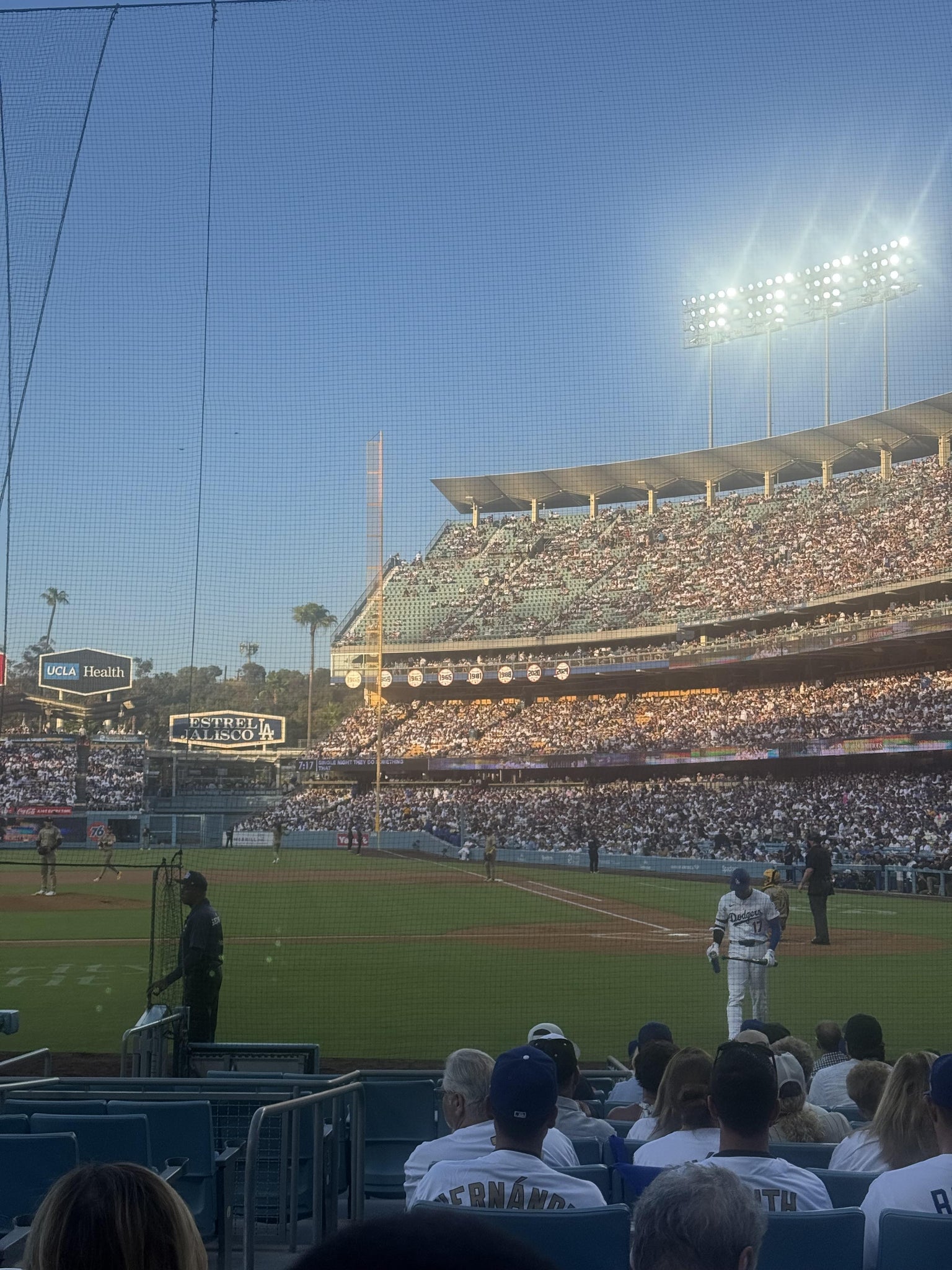 Real Fan View taken from Section 13 FD at UNIQLO Field at Dodger Stadium by Ramiro emmanuel R