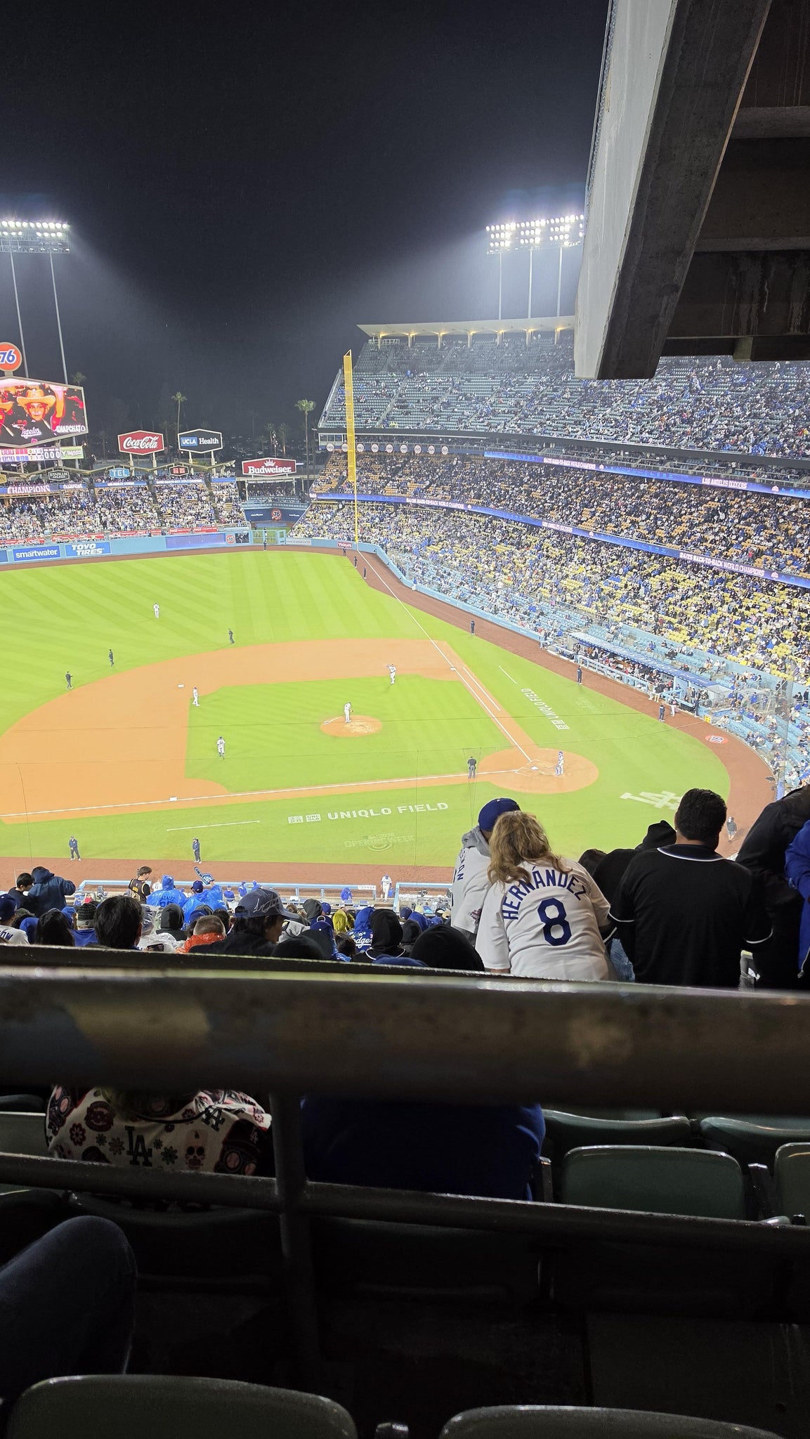 Real Fan View taken from Section 13 RS at UNIQLO Field at Dodger Stadium by Jonathan P