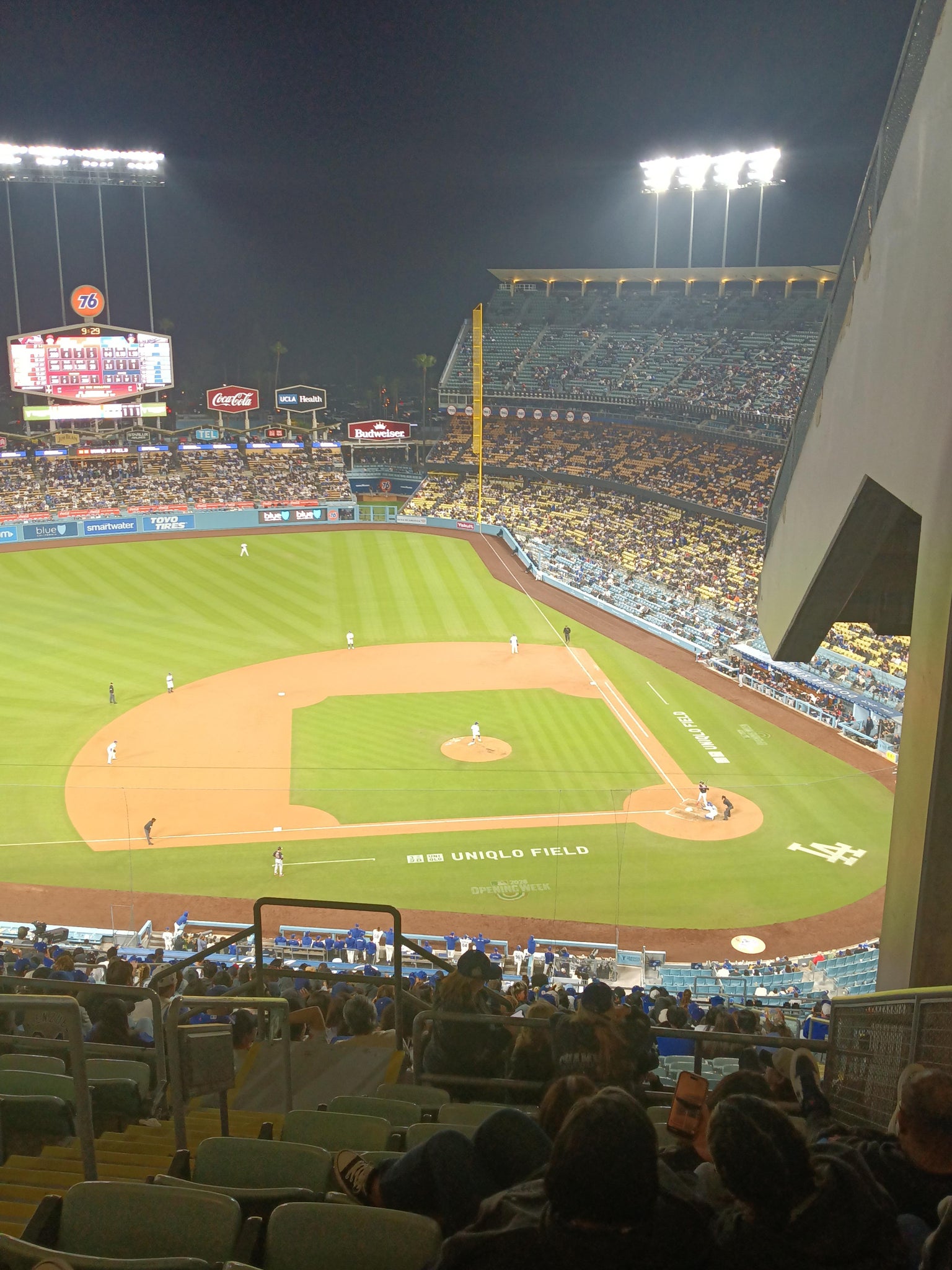 Real Fan View taken from Section 13 RS at UNIQLO Field at Dodger Stadium by Samuel A