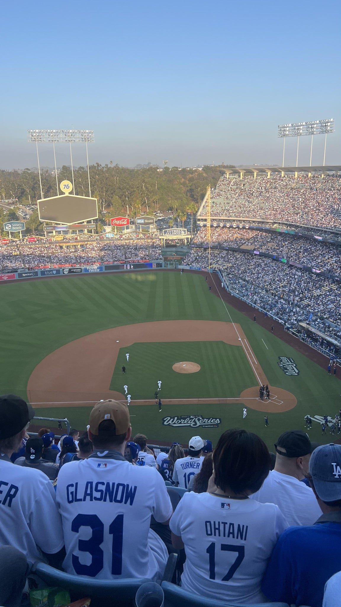 Real Fan View taken from Section 13 TD at UNIQLO Field at Dodger Stadium by Desideria R