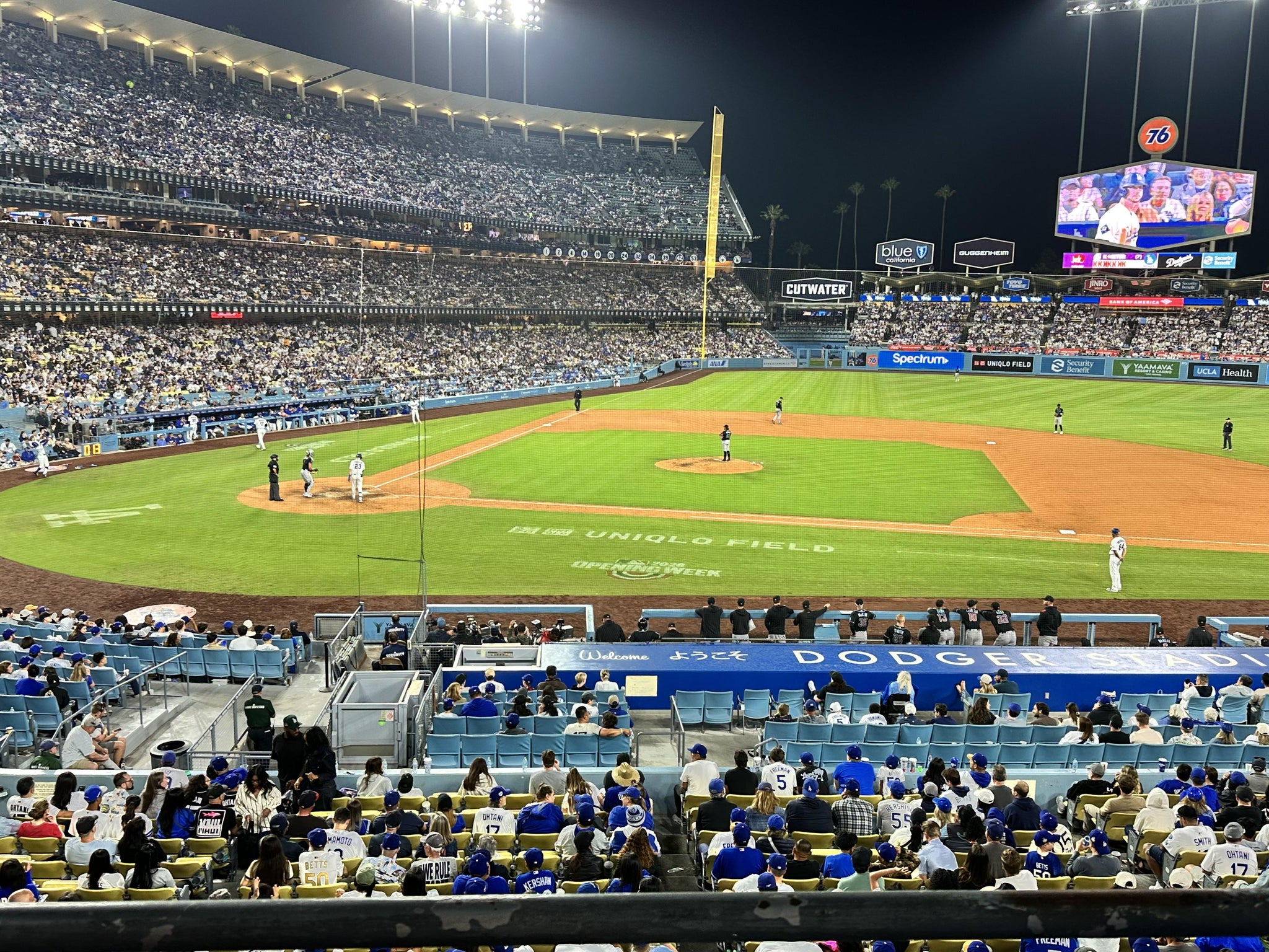 Real Fan View taken from Section 130 LG at UNIQLO Field at Dodger Stadium by John paul M