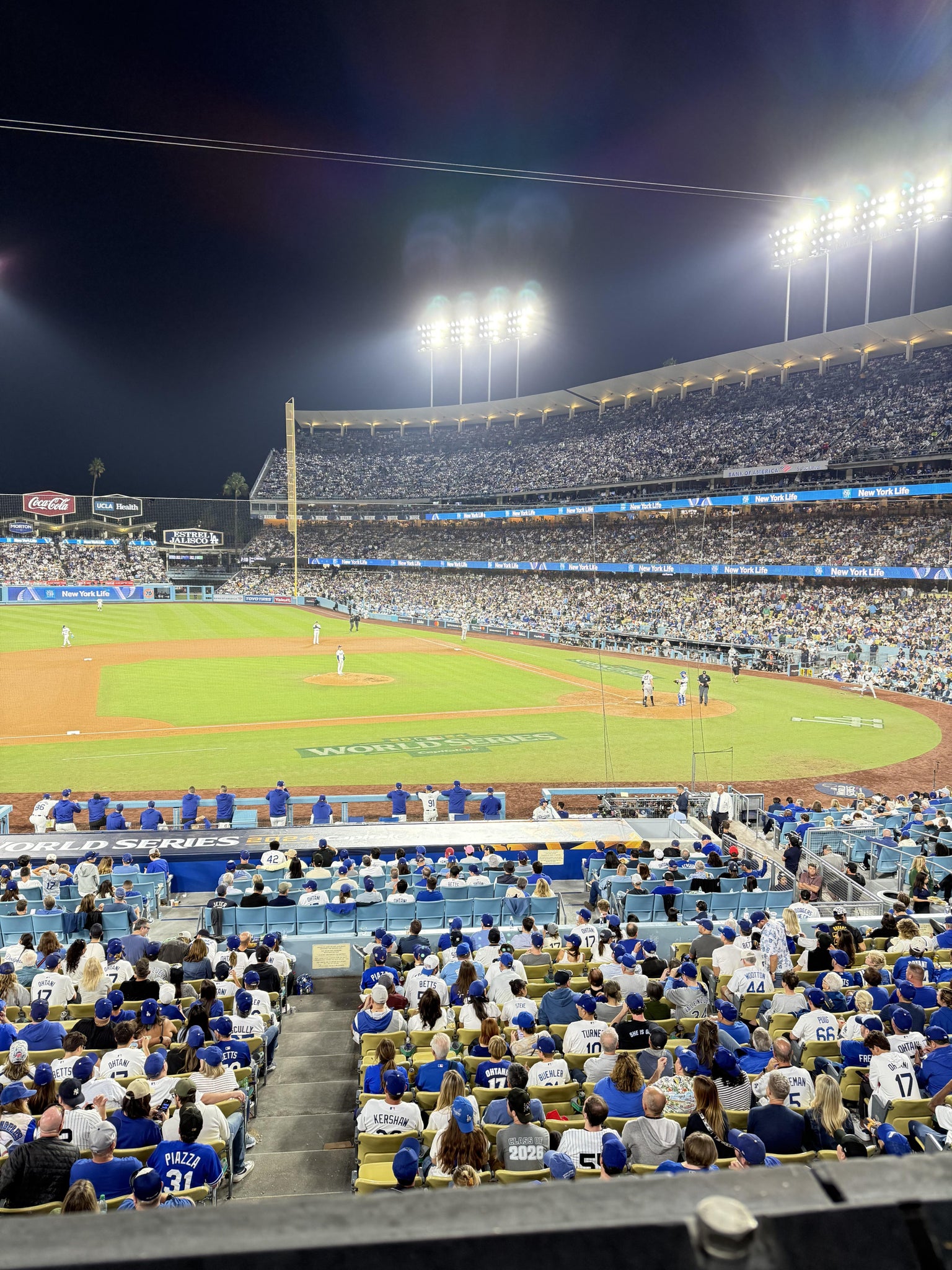 Real Fan View taken from Section 131 LG at UNIQLO Field at Dodger Stadium by William C