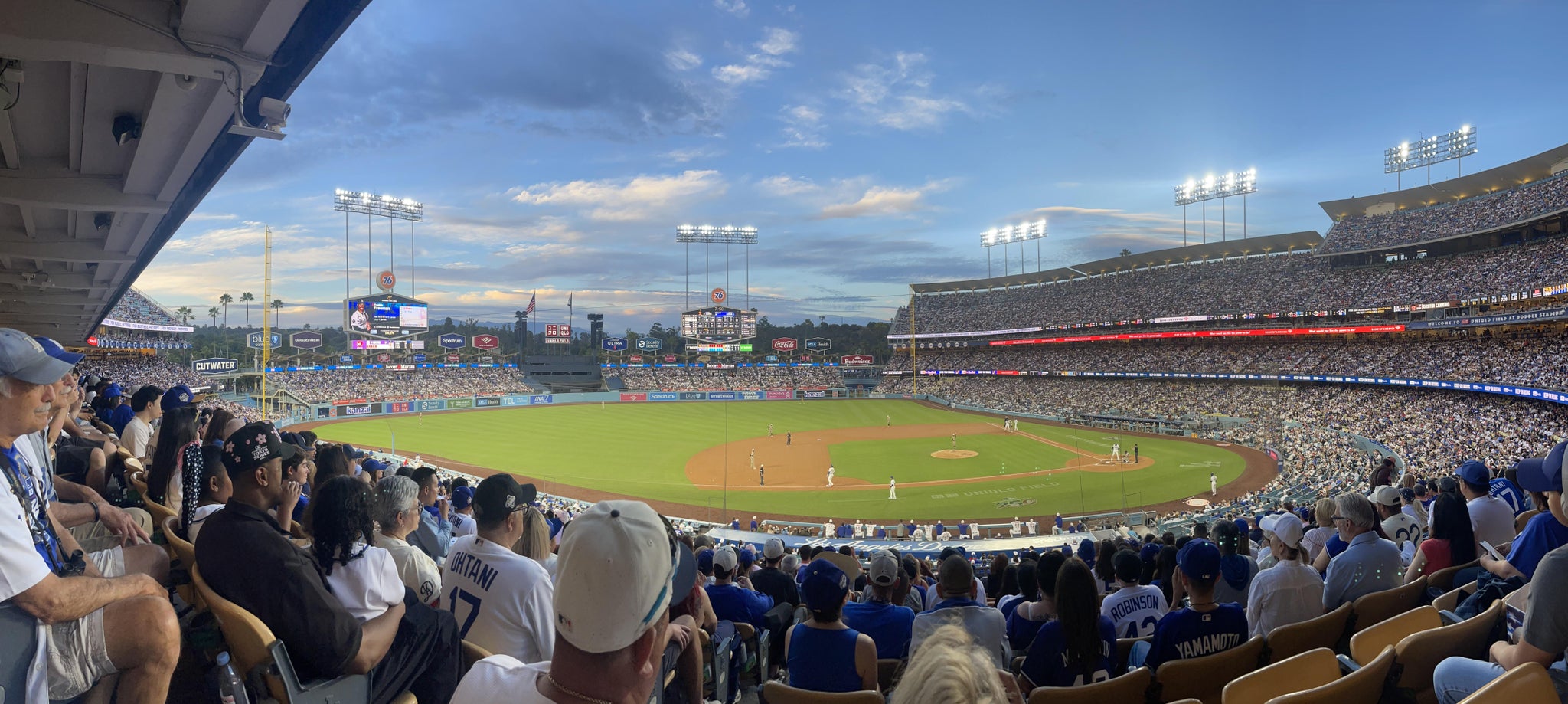 Real Fan View taken from Section 131 LG at UNIQLO Field at Dodger Stadium by Anonymous User