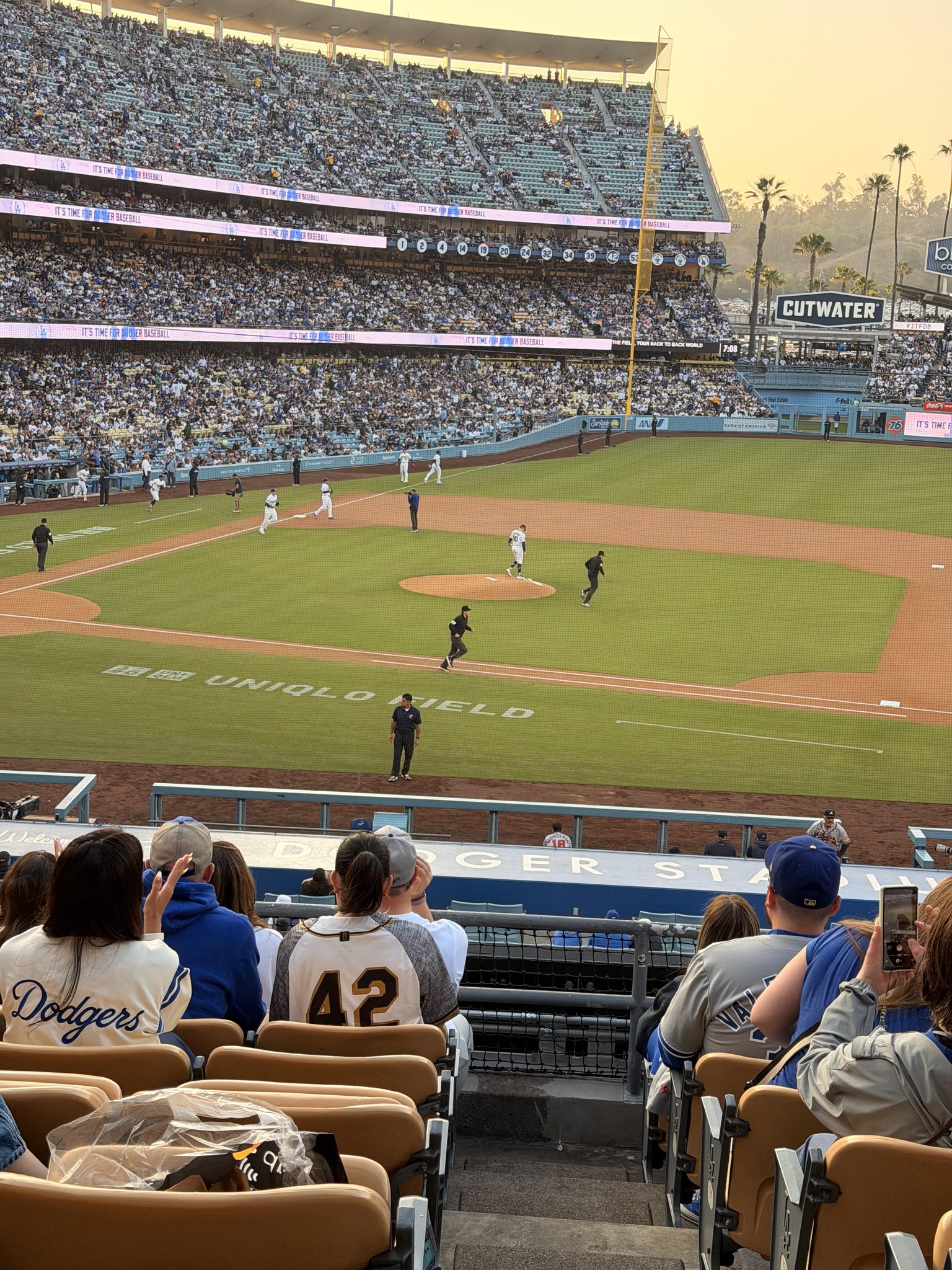 Real Fan View taken from Section 132 LG at UNIQLO Field at Dodger Stadium by Anonymous User