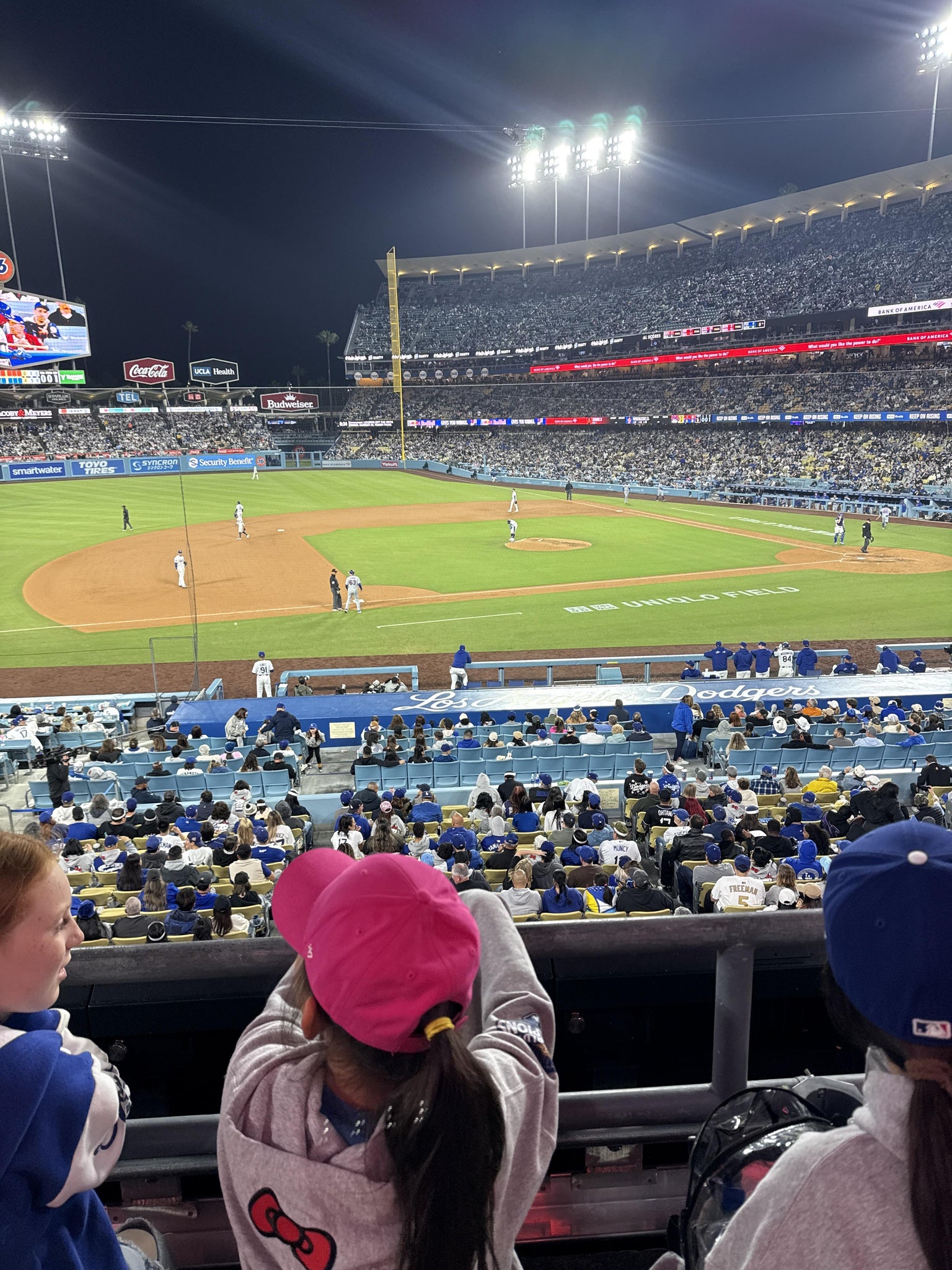 Real Fan View taken from Section 135 LG at UNIQLO Field at Dodger Stadium by Kazumasa O