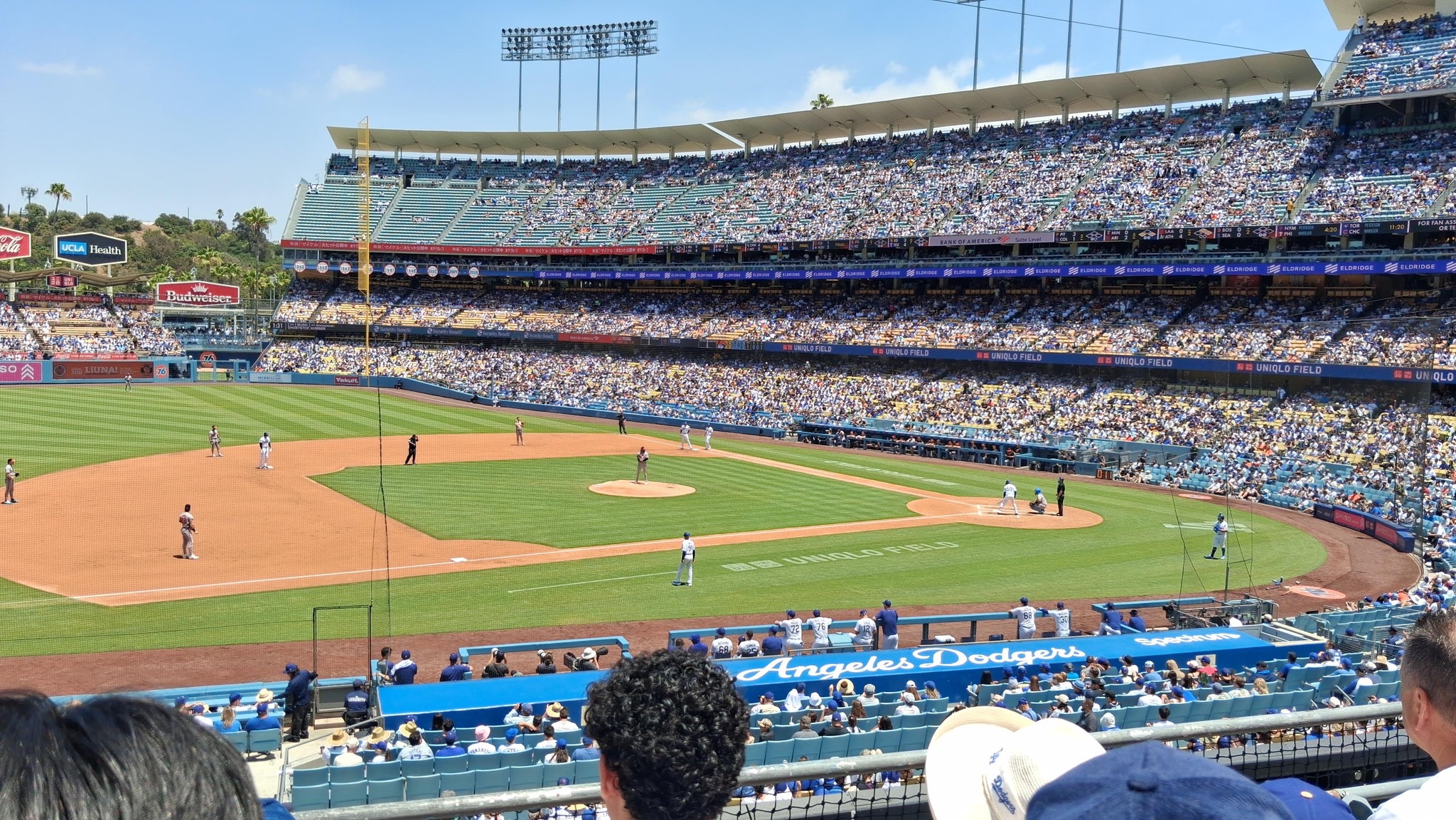 Real Fan View taken from Section 137 LG at UNIQLO Field at Dodger Stadium by Nick H