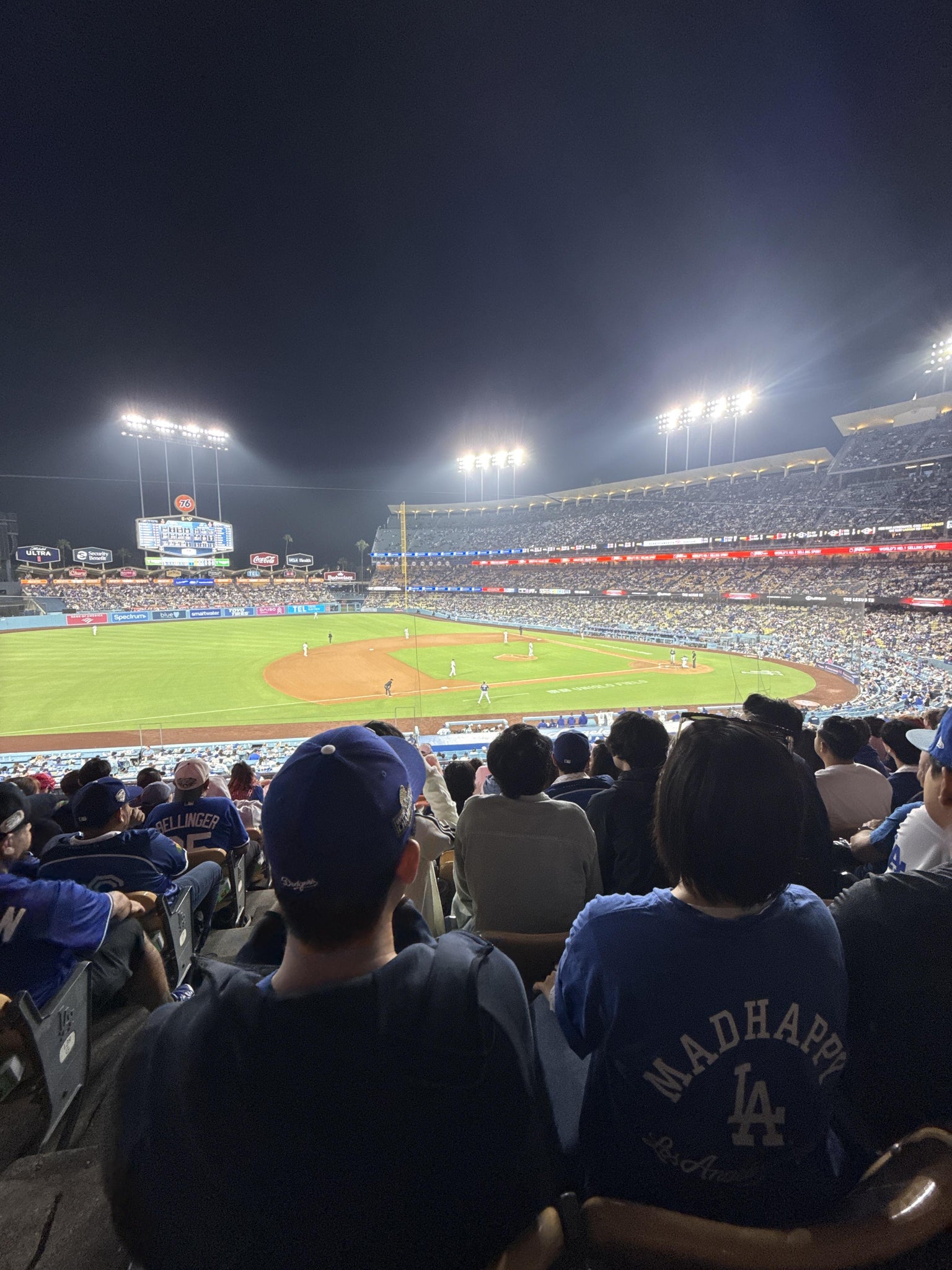 Real Fan View taken from Section 137 LG at UNIQLO Field at Dodger Stadium by Richard R