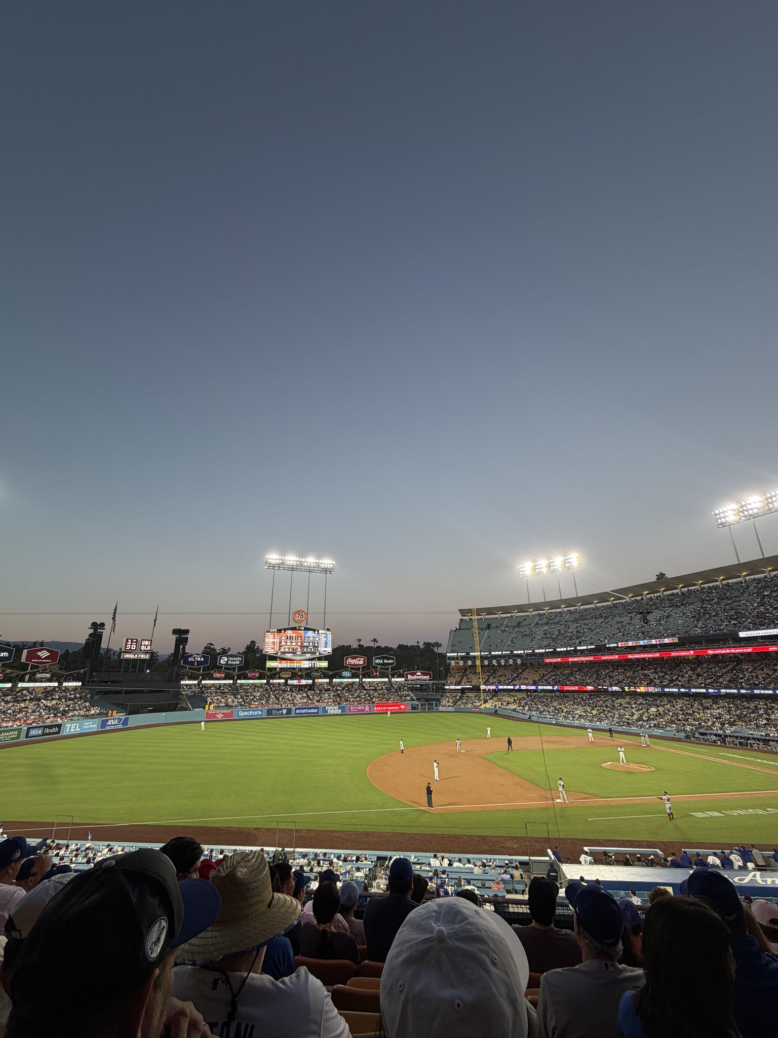 Real Fan View taken from Section 139 LG at UNIQLO Field at Dodger Stadium by Gustavo C