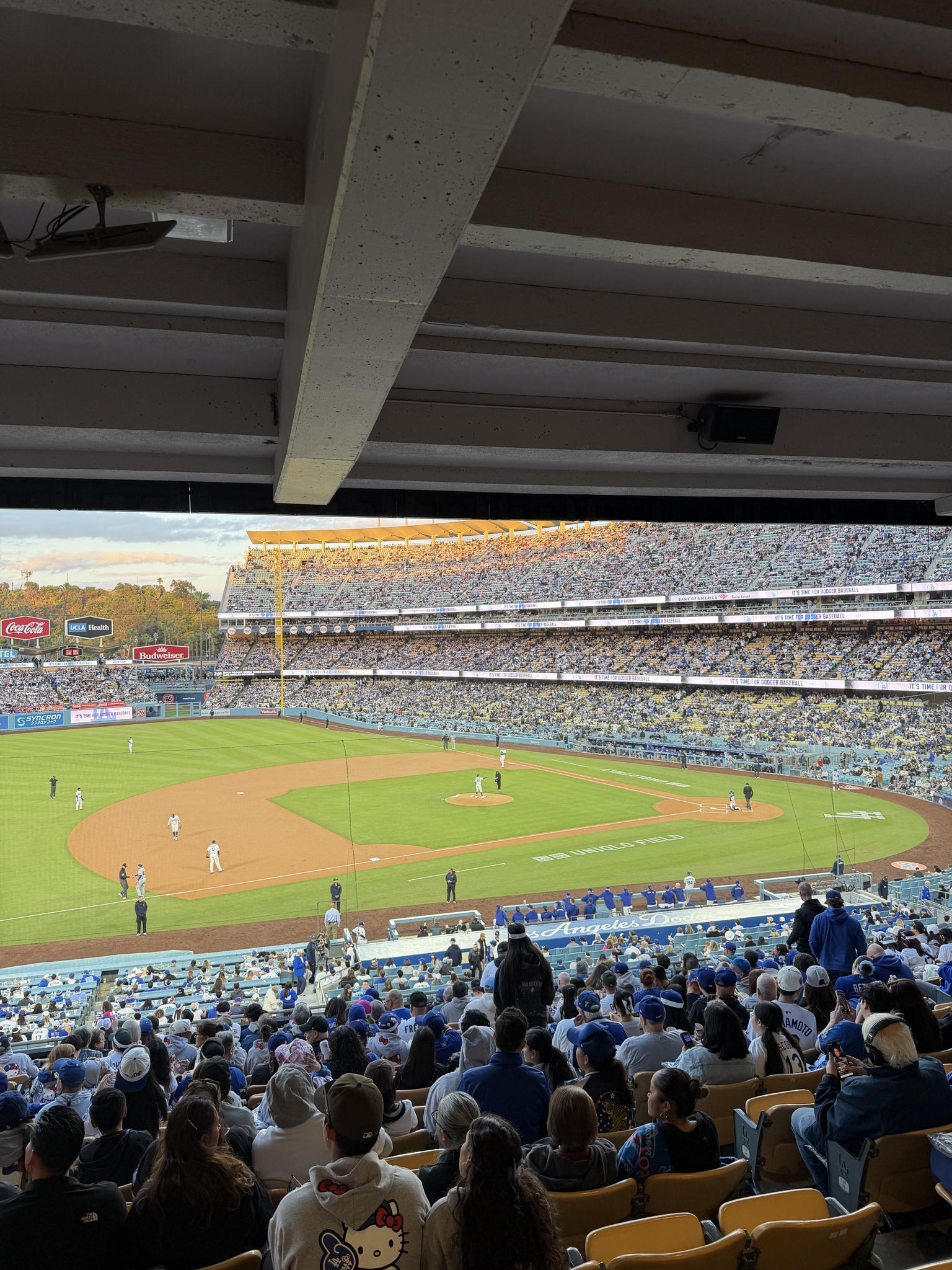 Real Fan View taken from Section 139 LG at UNIQLO Field at Dodger Stadium by Arman S