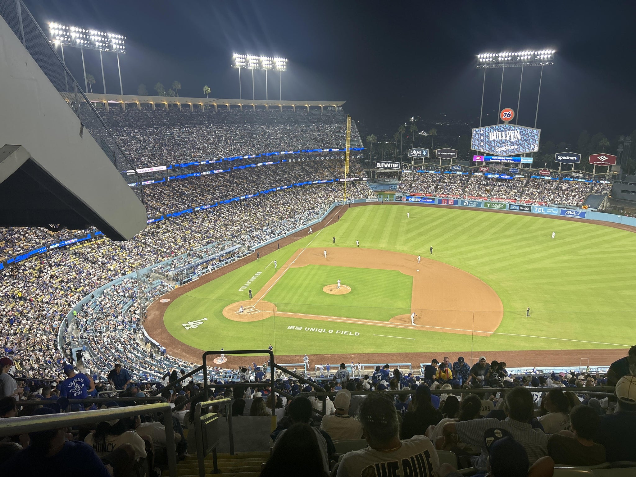 Real Fan View taken from Section 14 RS at UNIQLO Field at Dodger Stadium by James M
