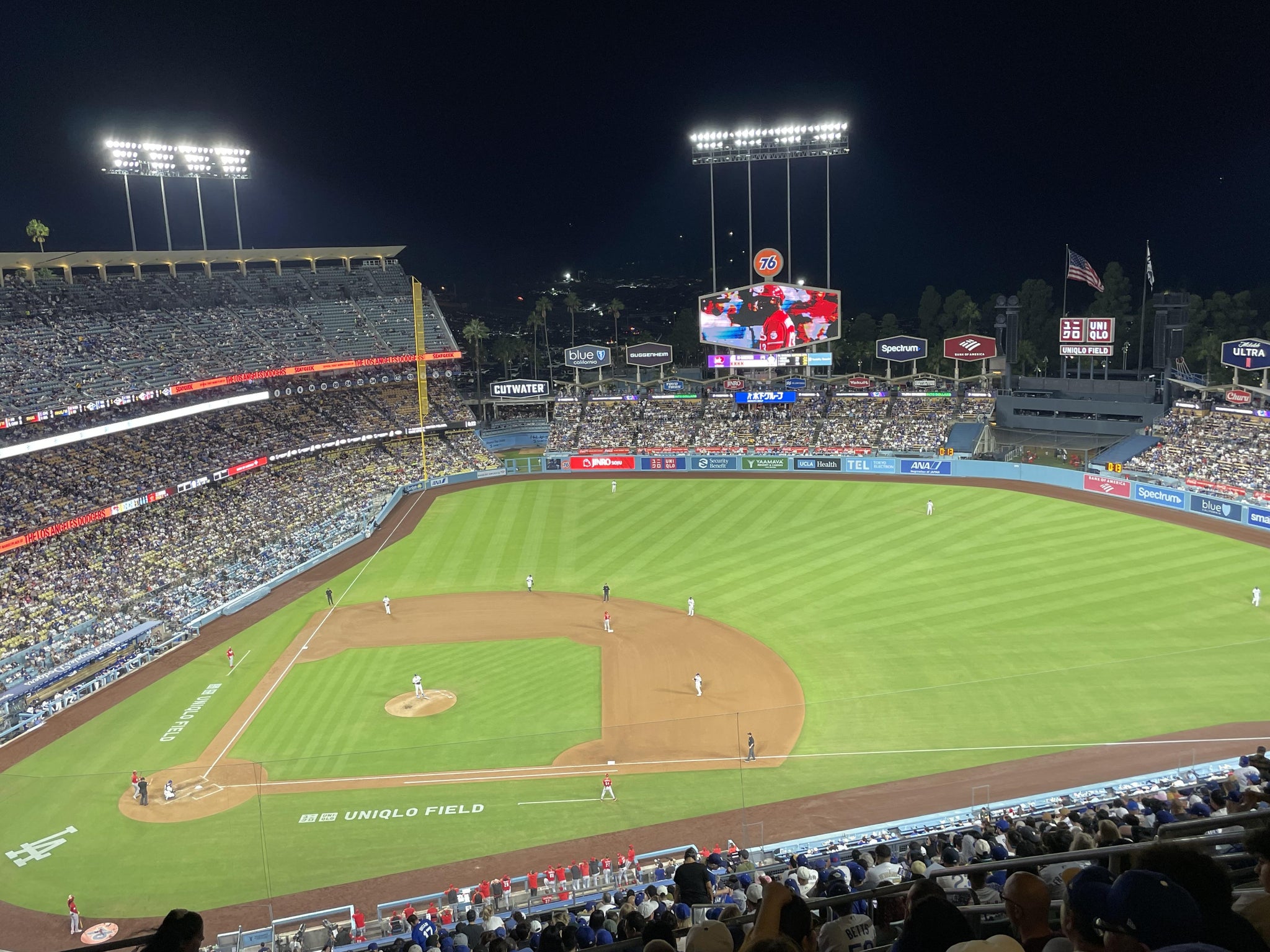 Real Fan View taken from Section 14 RS at UNIQLO Field at Dodger Stadium by Emily U