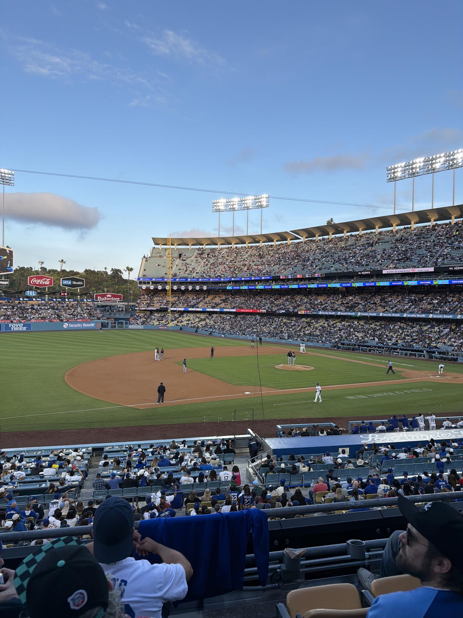 Real Fan View taken from Section 141 LG at UNIQLO Field at Dodger Stadium by Hamlet T