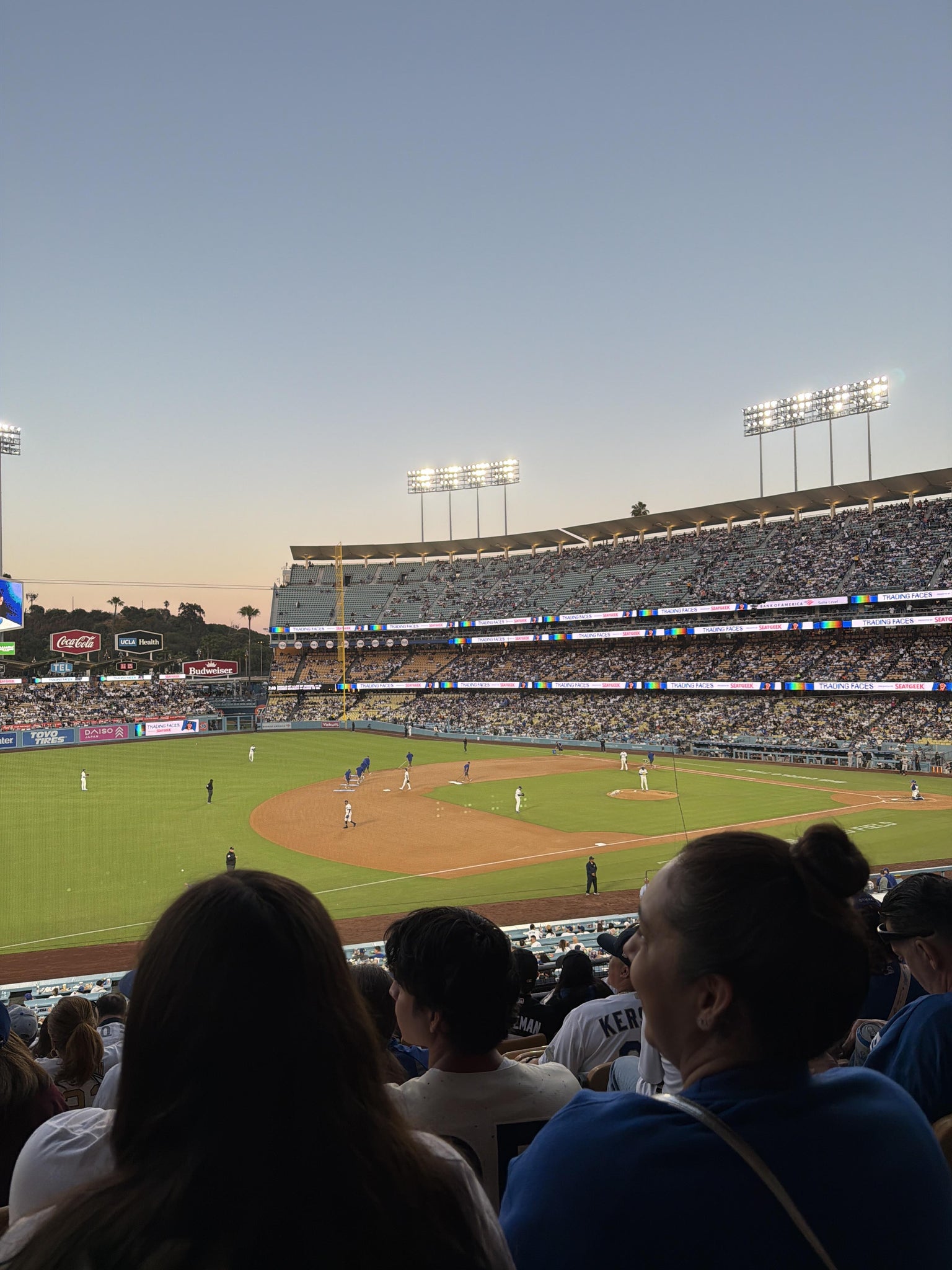 Real Fan View taken from Section 145 LG at UNIQLO Field at Dodger Stadium by Melissa P
