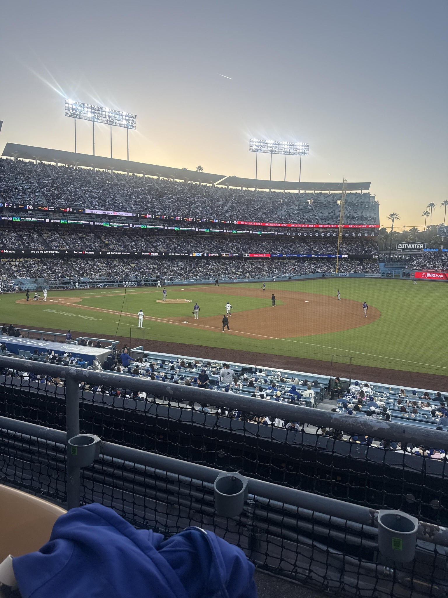 Real Fan View taken from Section 146 LG at UNIQLO Field at Dodger Stadium by Anonymous User