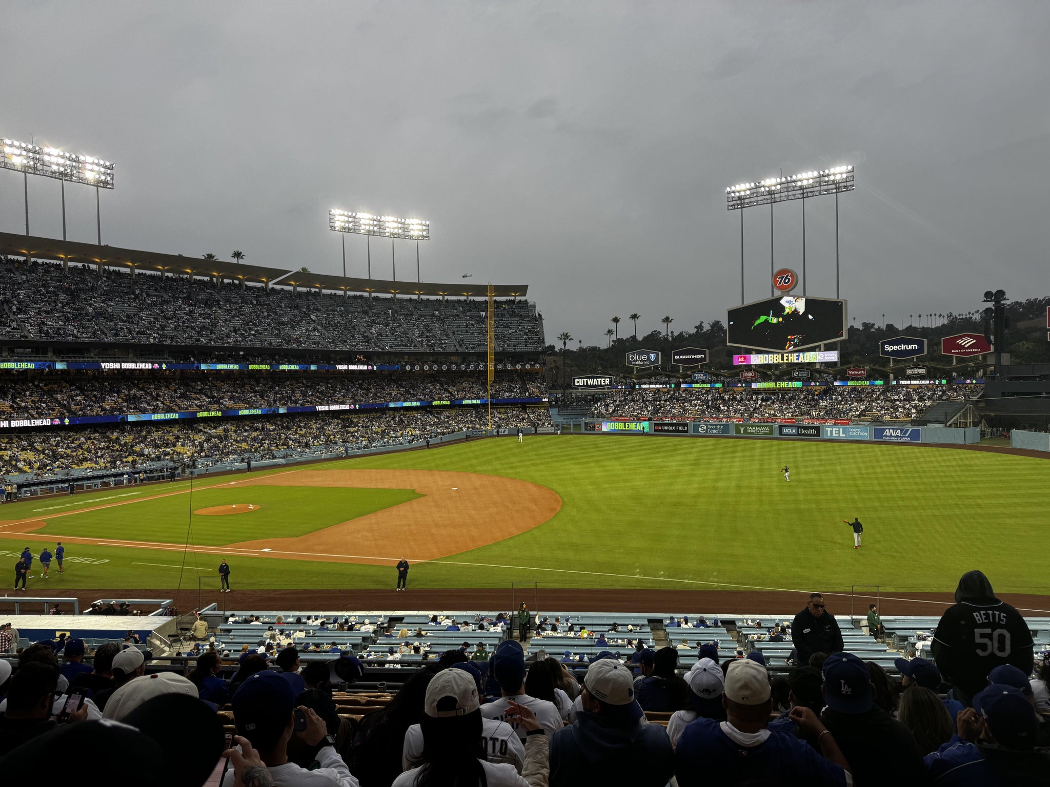 Real Fan View taken from Section 146 LG at UNIQLO Field at Dodger Stadium by Samantha P
