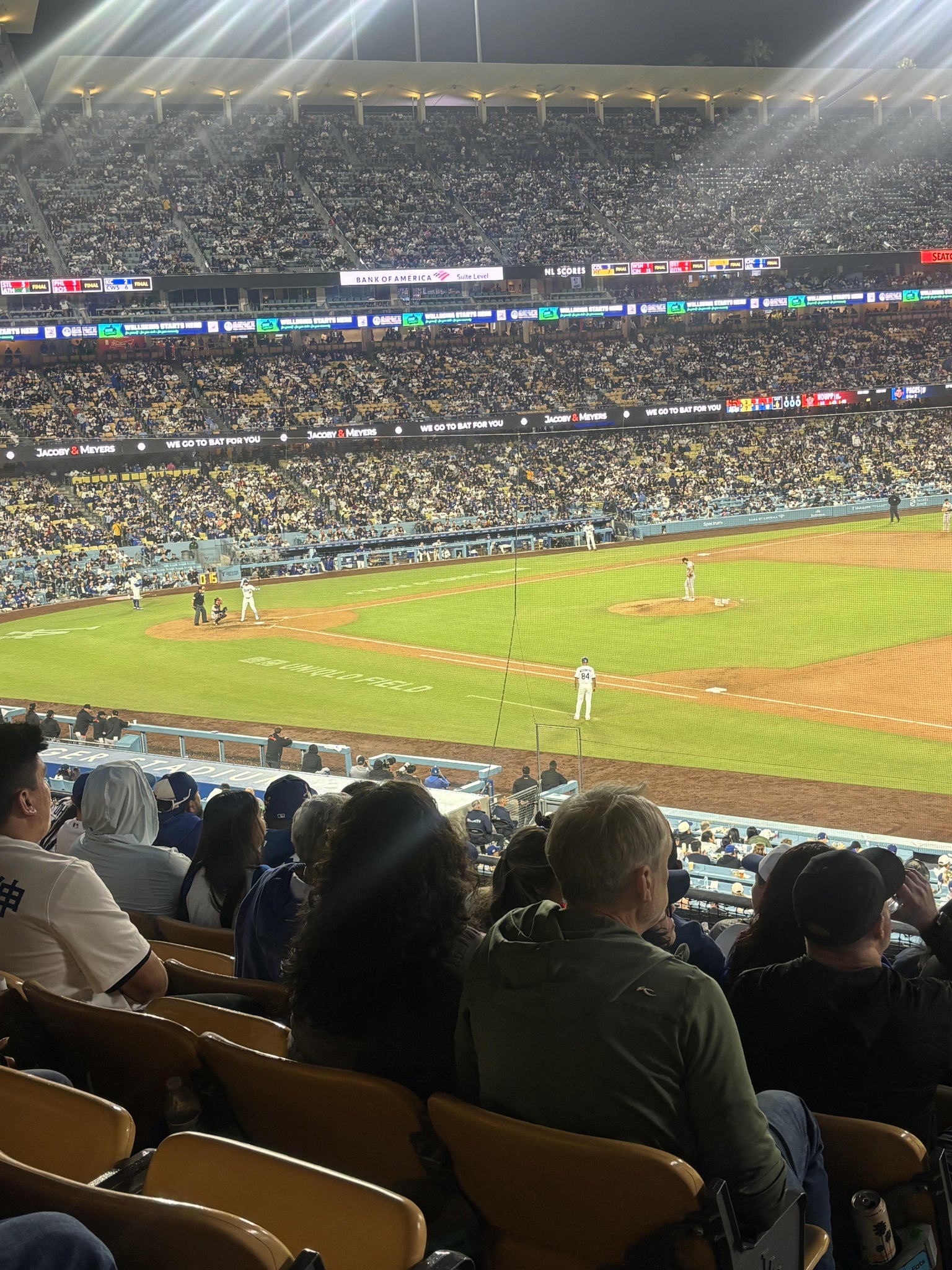 Real Fan View taken from Section 148 LG at UNIQLO Field at Dodger Stadium by Joseph L