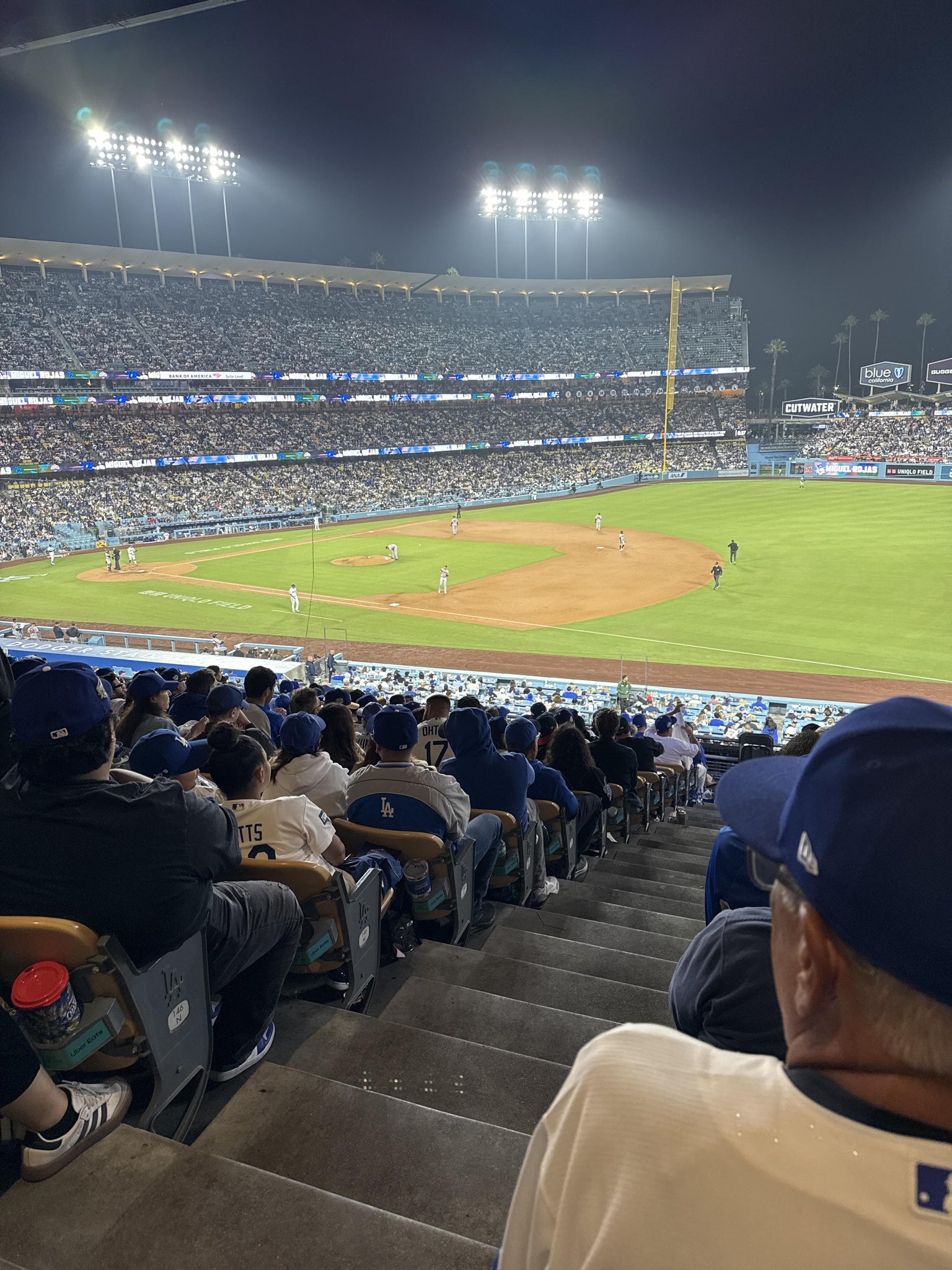 Real Fan View taken from Section 148 LG at UNIQLO Field at Dodger Stadium by Miguel B