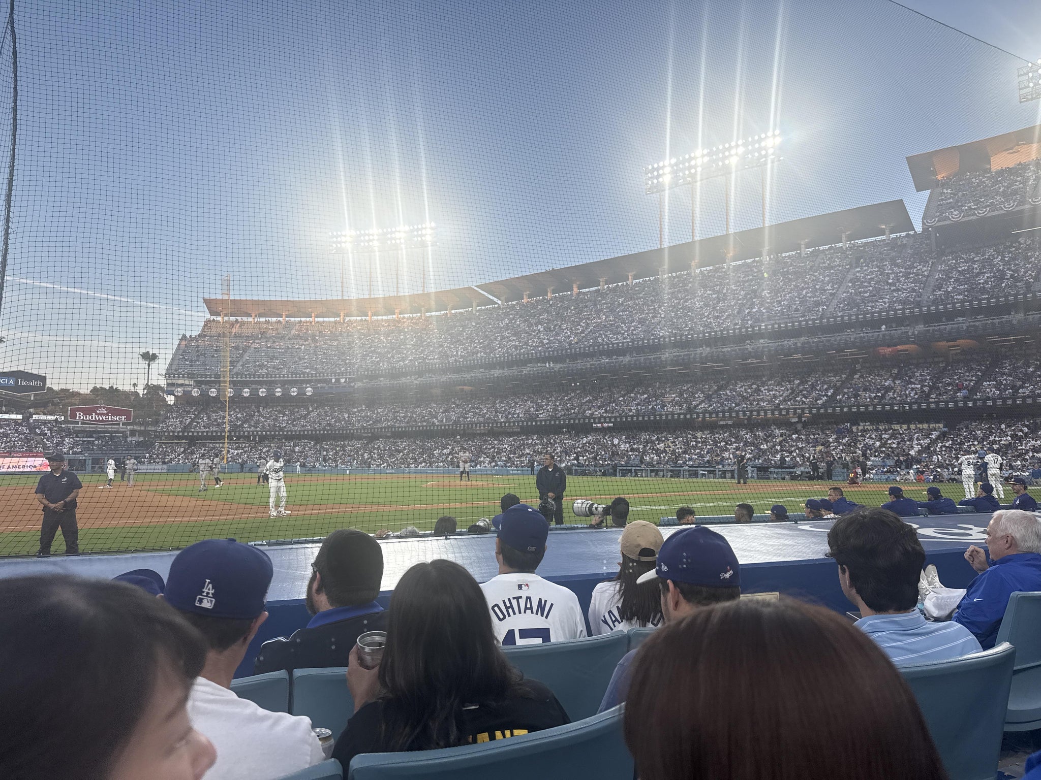Real Fan View taken from Section 15 DG at UNIQLO Field at Dodger Stadium by Leandro G