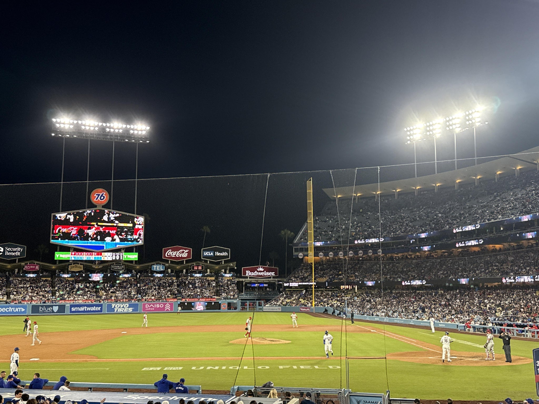 Real Fan View taken from Section 15 FD at UNIQLO Field at Dodger Stadium by Ifath C