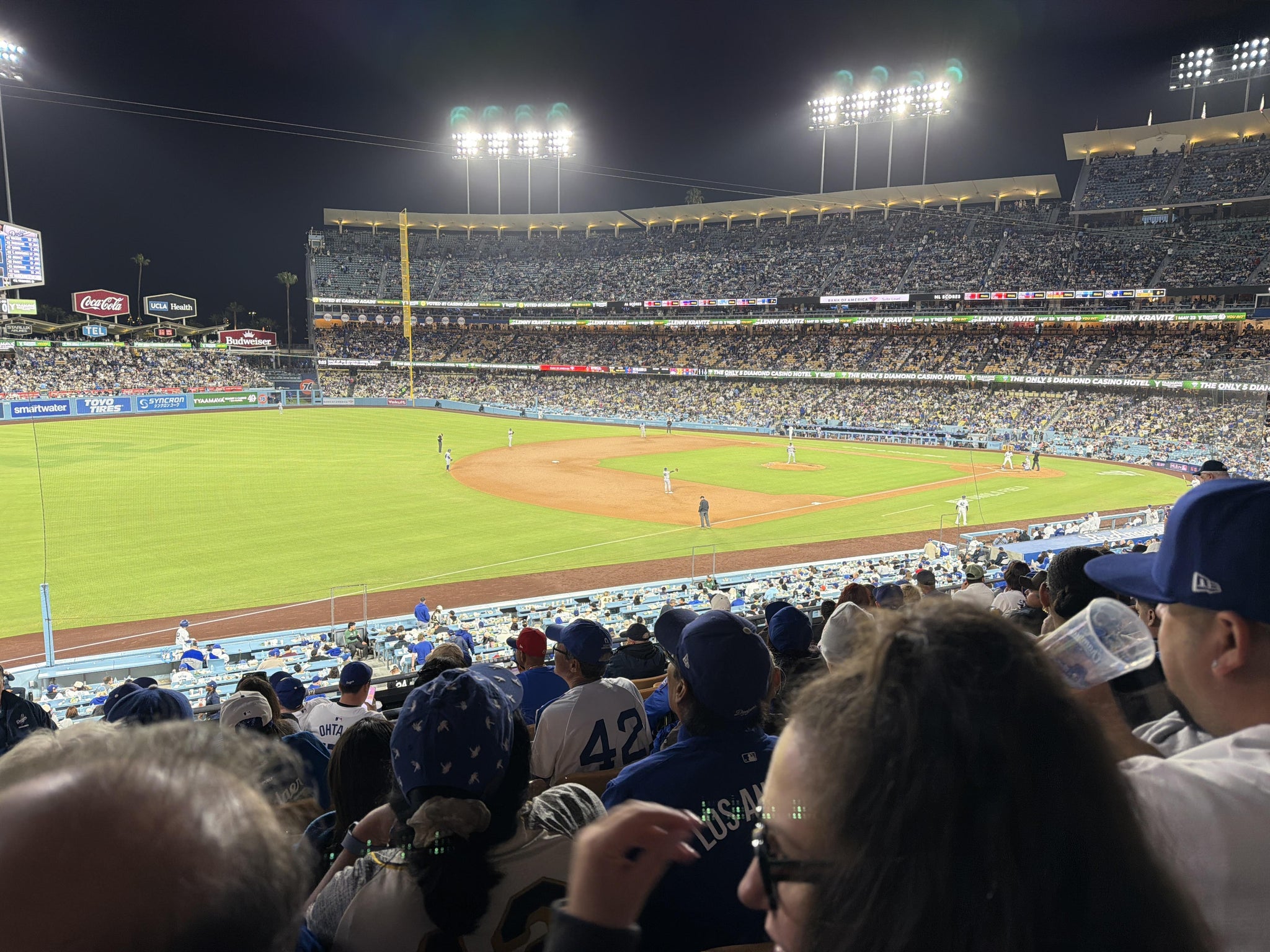 Real Fan View taken from Section 151 LG at UNIQLO Field at Dodger Stadium by Anonymous User