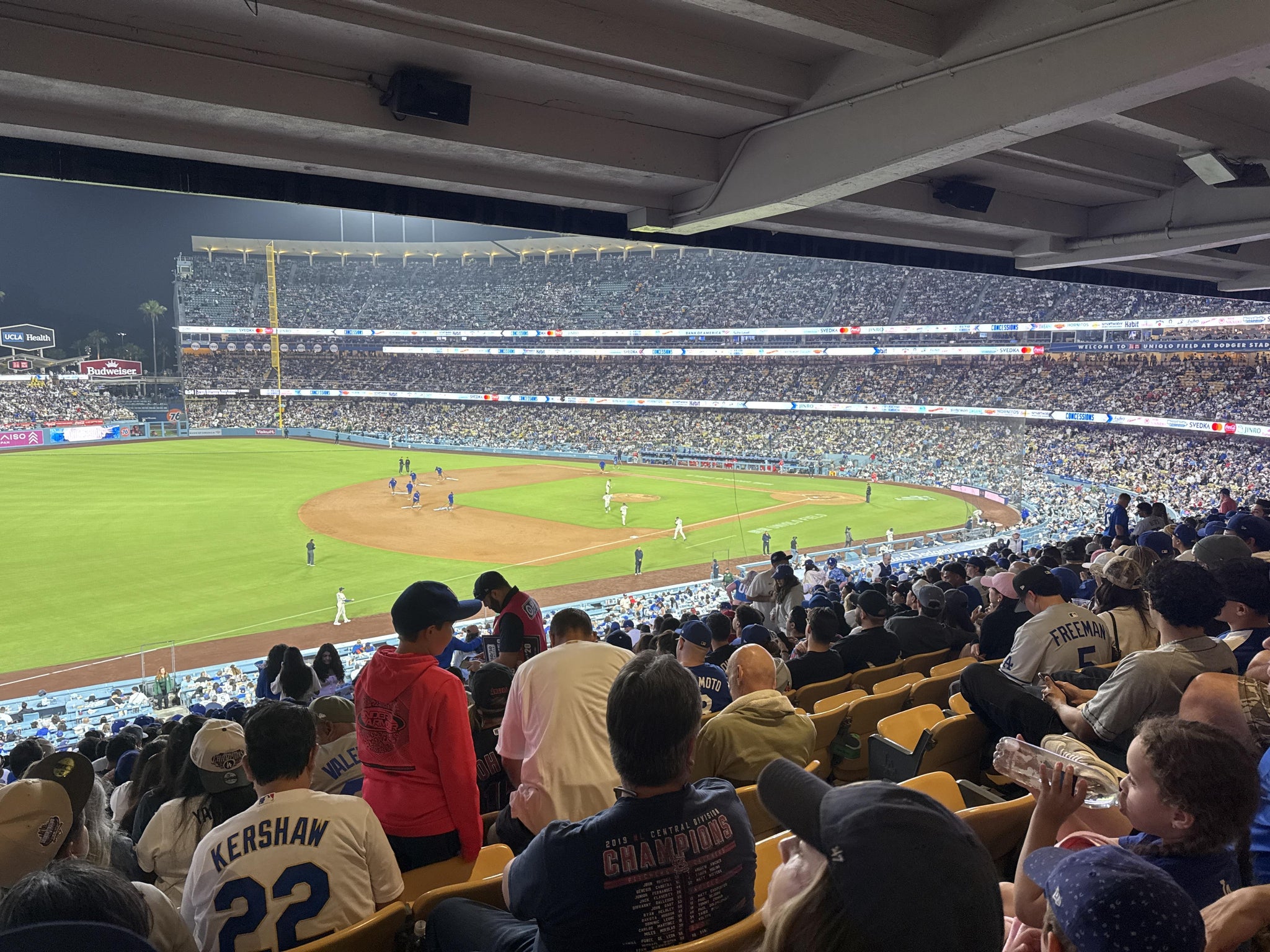 Real Fan View taken from Section 151 LG at UNIQLO Field at Dodger Stadium by Nancy P