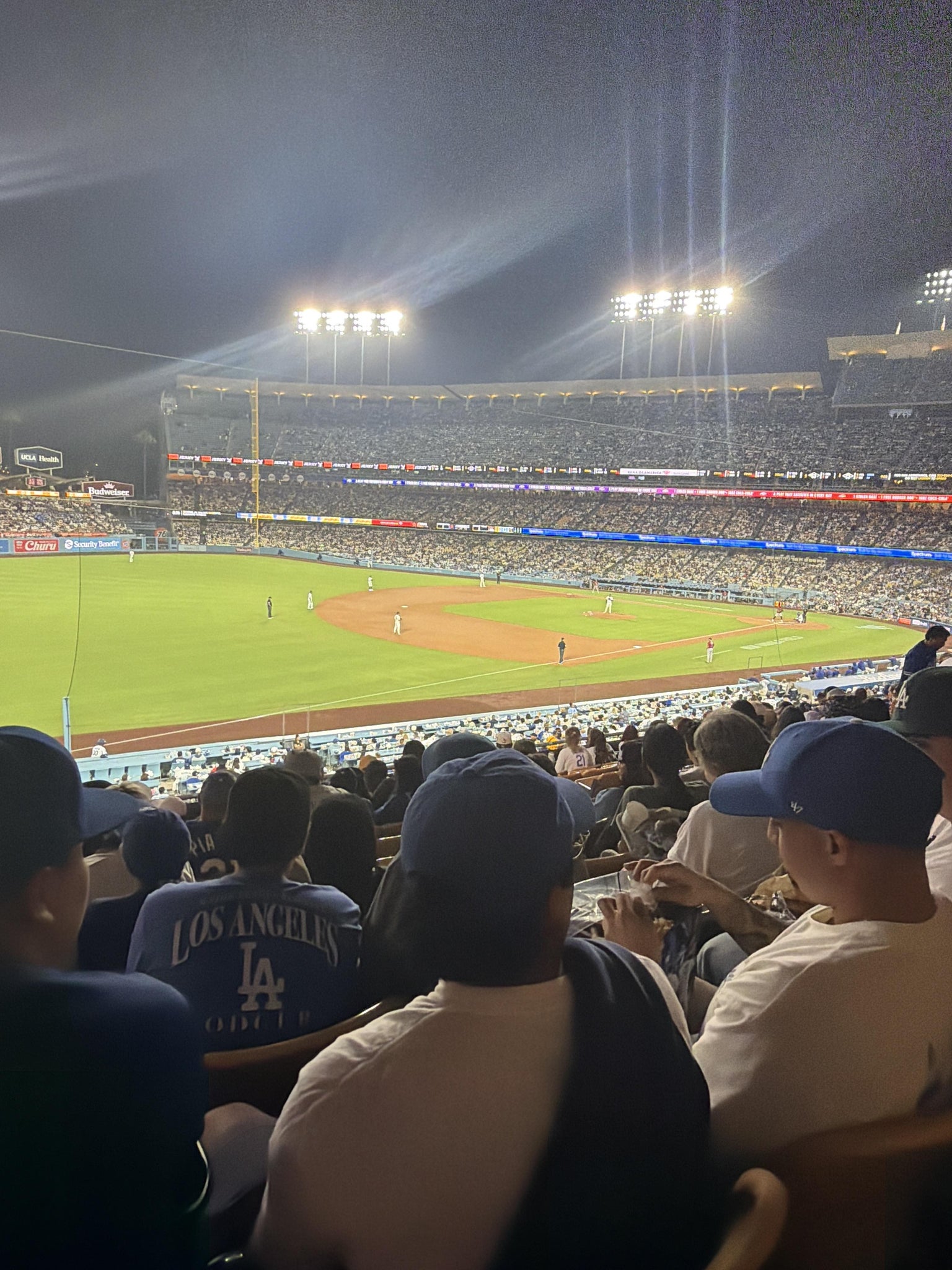 Real Fan View taken from Section 153 LG at UNIQLO Field at Dodger Stadium by Armando S