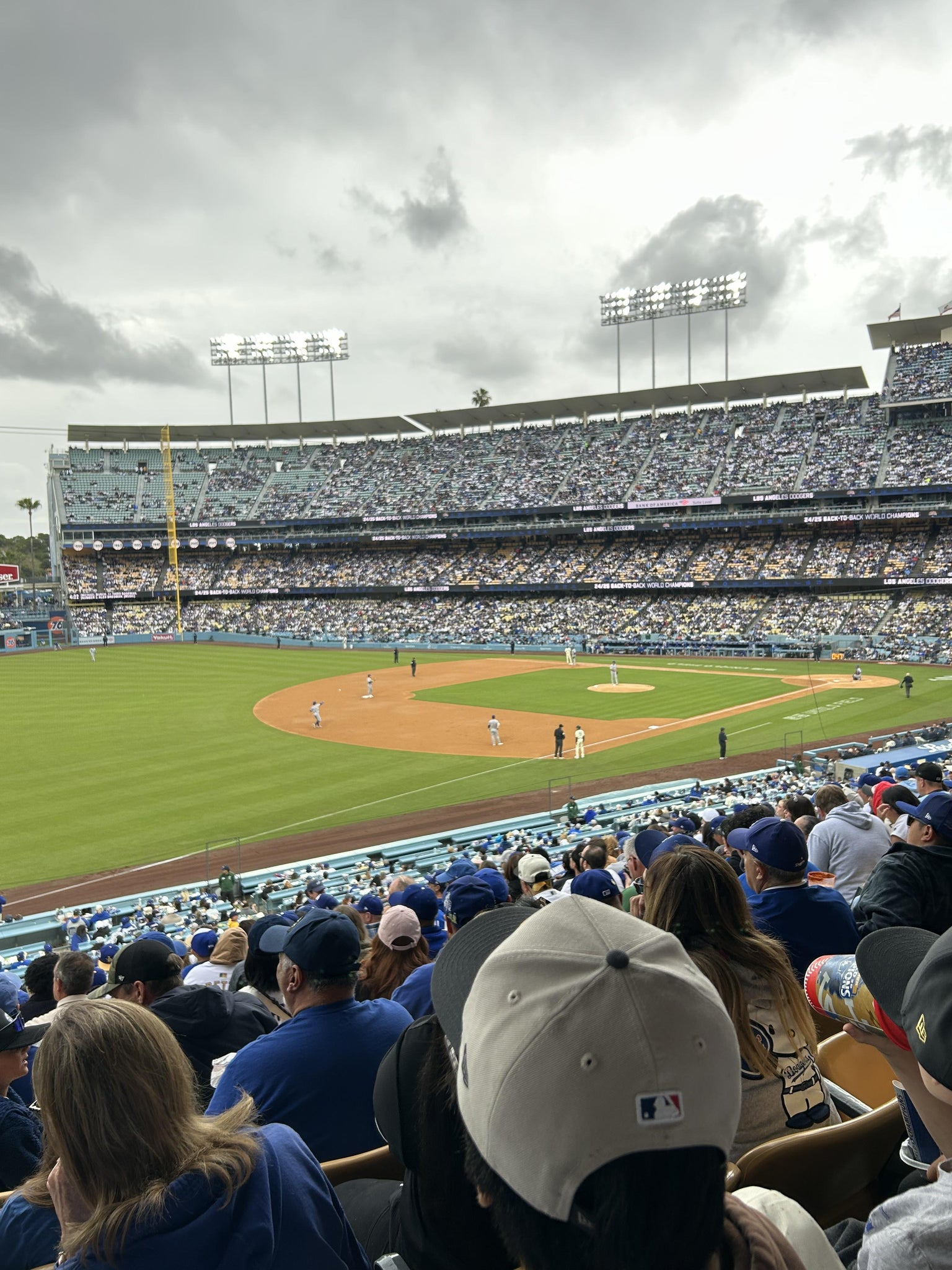 Real Fan View taken from Section 153 LG at UNIQLO Field at Dodger Stadium by Dandre D