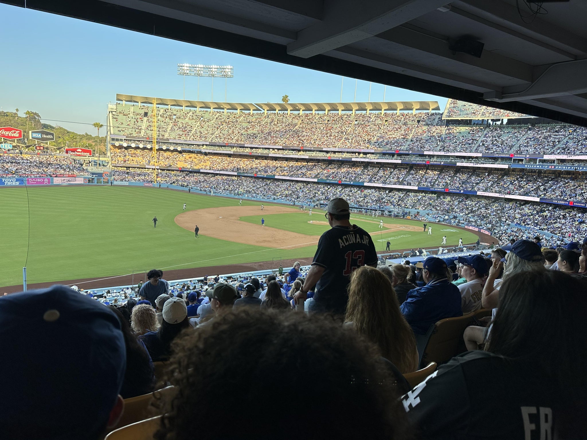 Real Fan View taken from Section 153 LG at UNIQLO Field at Dodger Stadium by Christopher A
