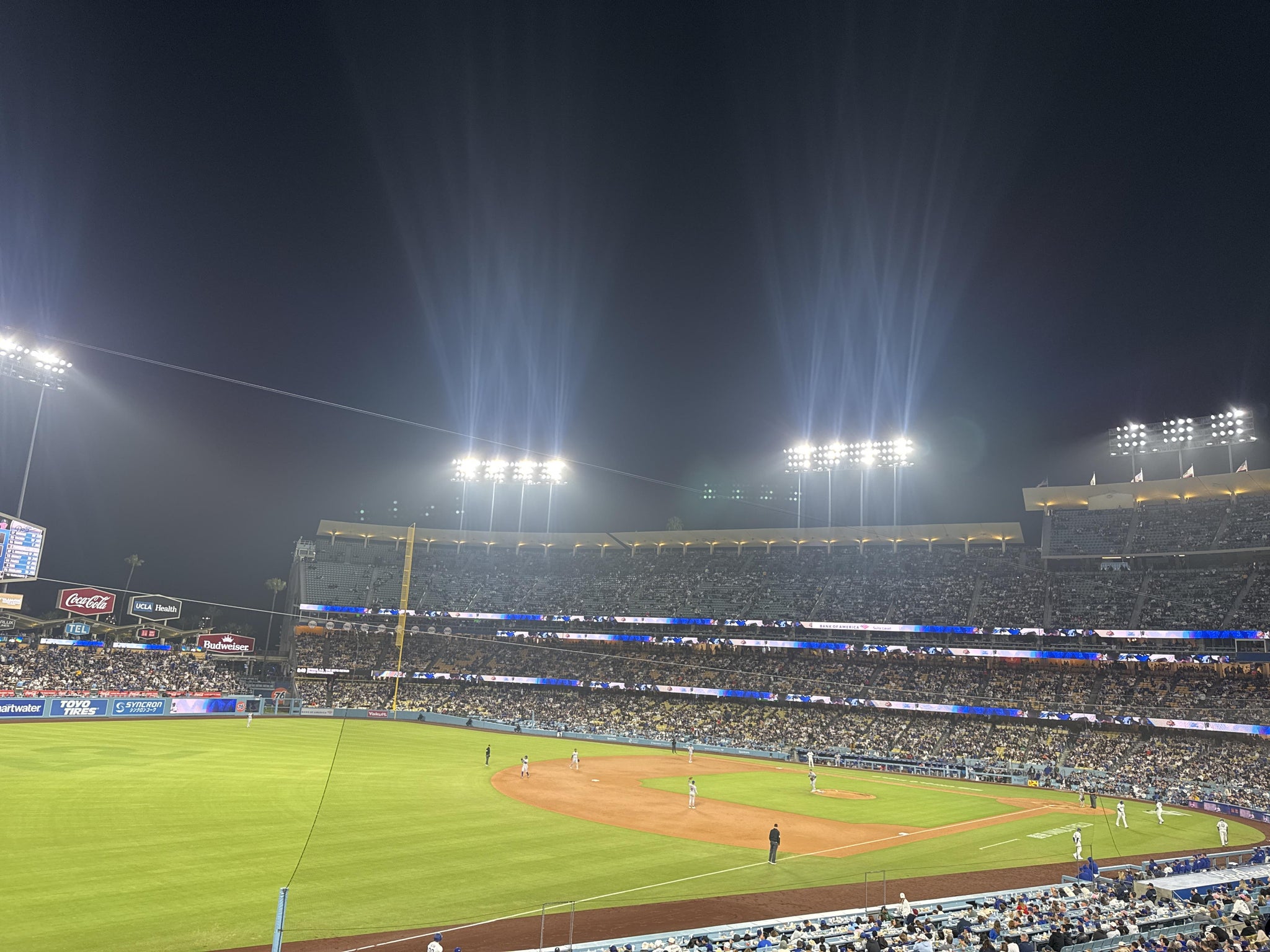 Real Fan View taken from Section 155 LG at UNIQLO Field at Dodger Stadium by Anonymous User
