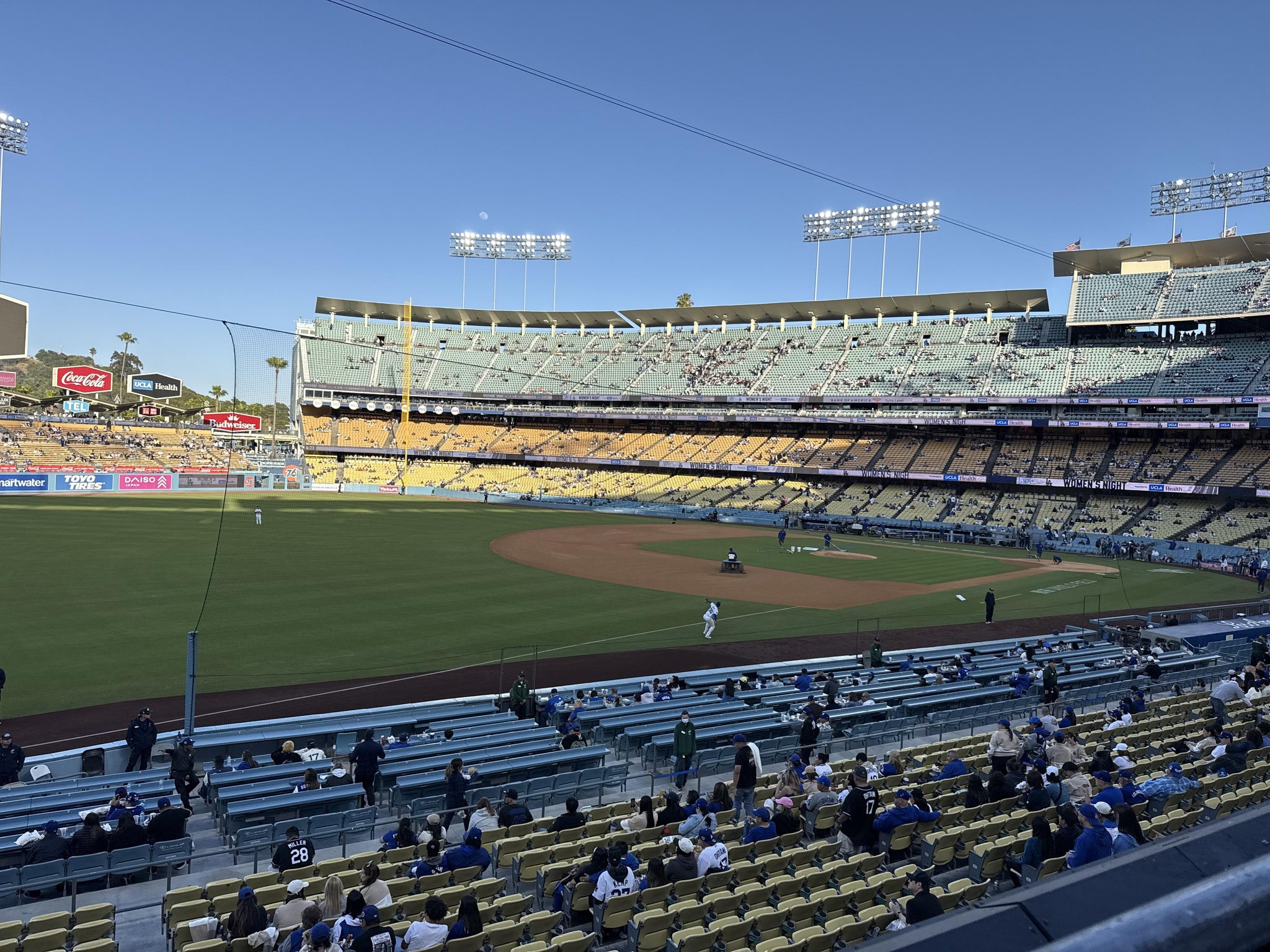 Real Fan View taken from Section 156 LG at UNIQLO Field at Dodger Stadium by Christian S
