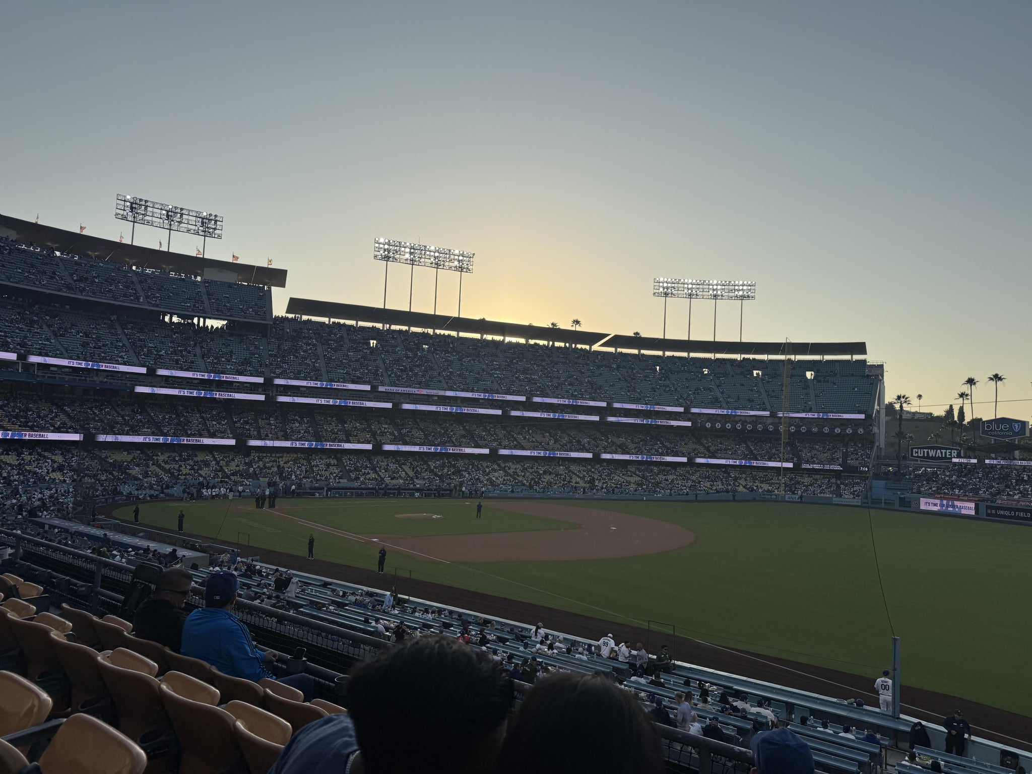 Real Fan View taken from Section 156 LG at UNIQLO Field at Dodger Stadium by Alexander Q