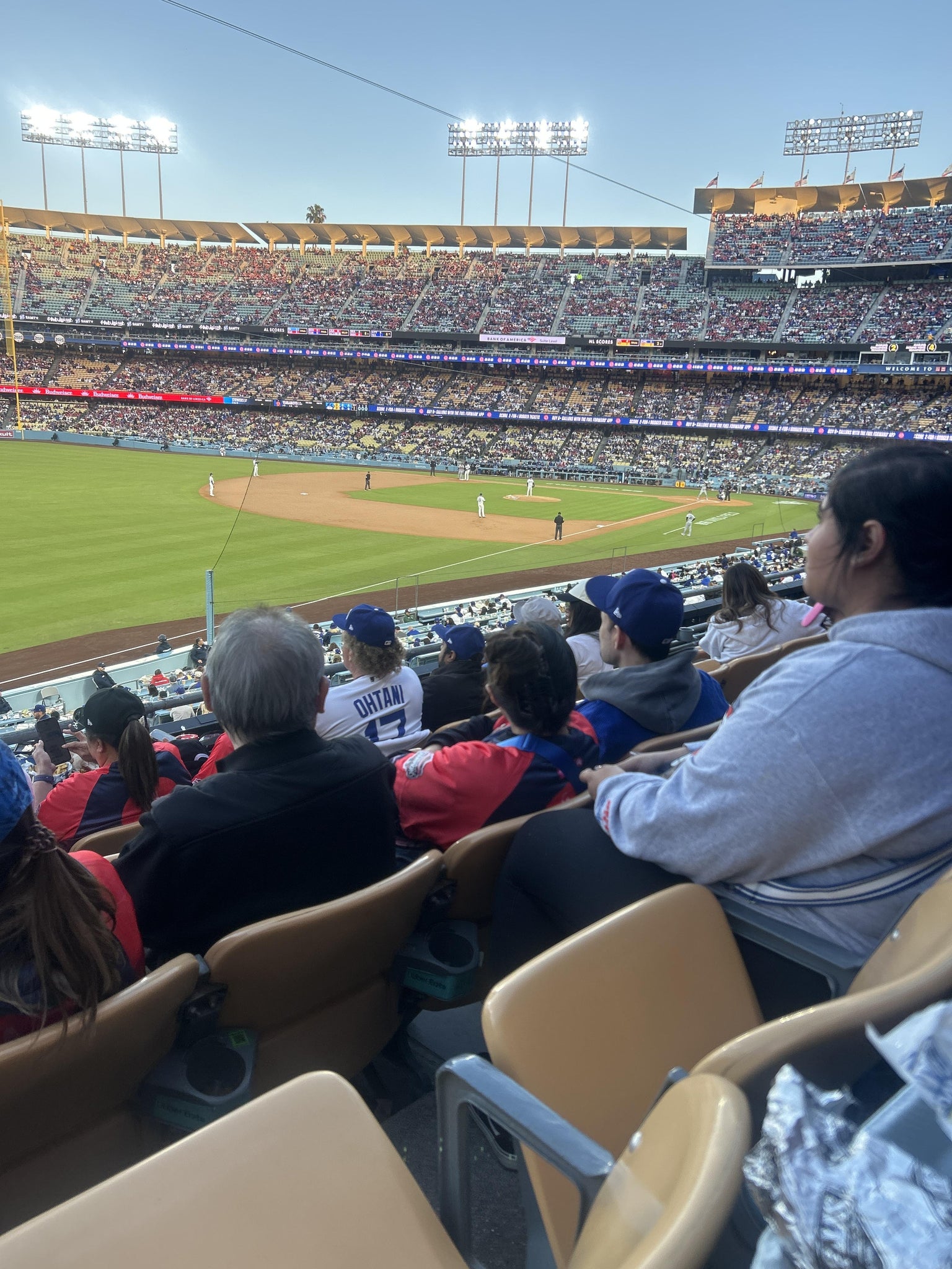 Real Fan View taken from Section 157 LG at UNIQLO Field at Dodger Stadium by Alexis L